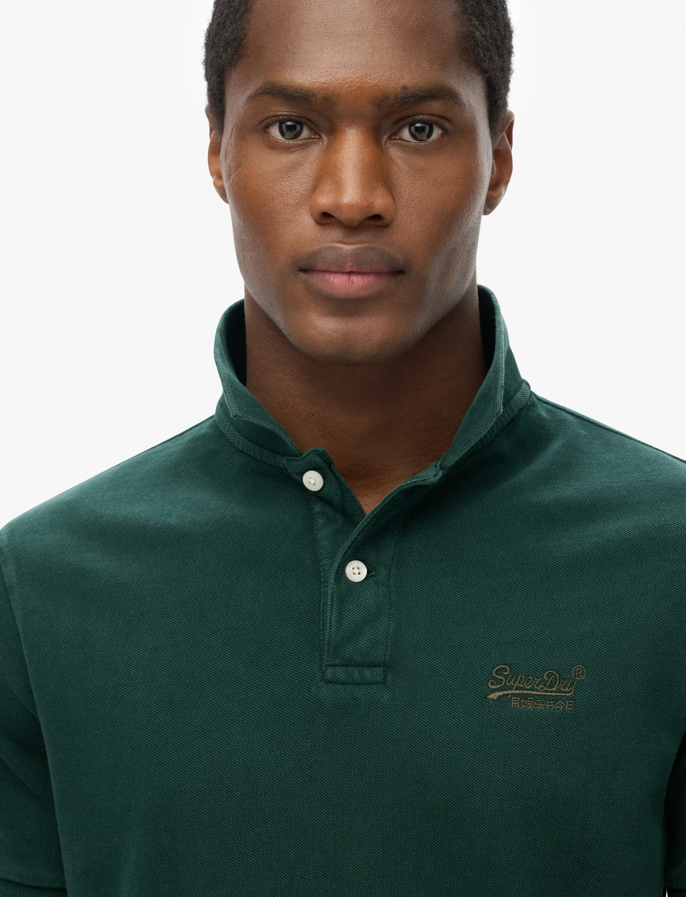 Superdry - VINT DESTROY POLO - enamel green - 5