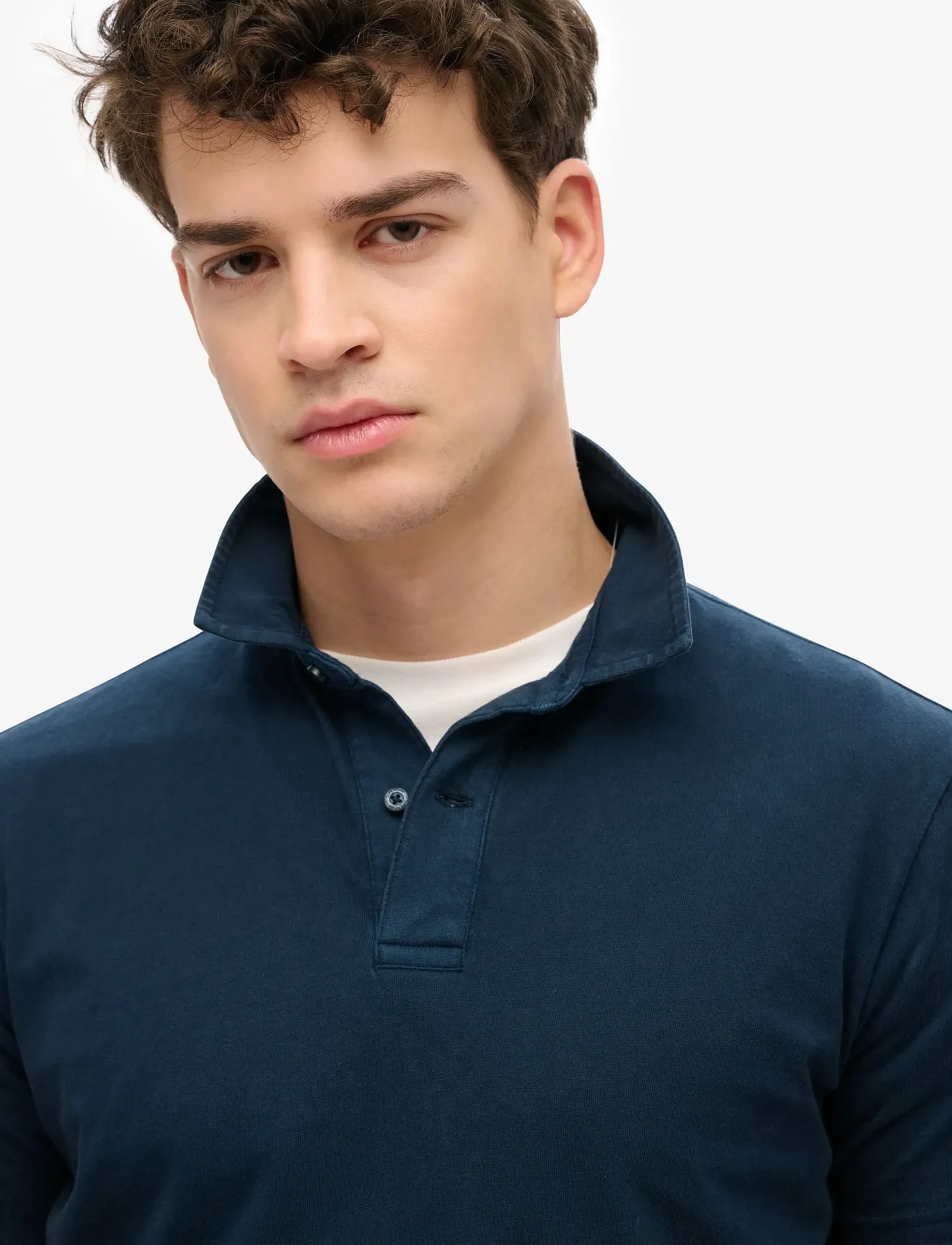 Superdry - ESSENTIAL JERSEY POLO - short-sleeved polos - eclipse navy - 3