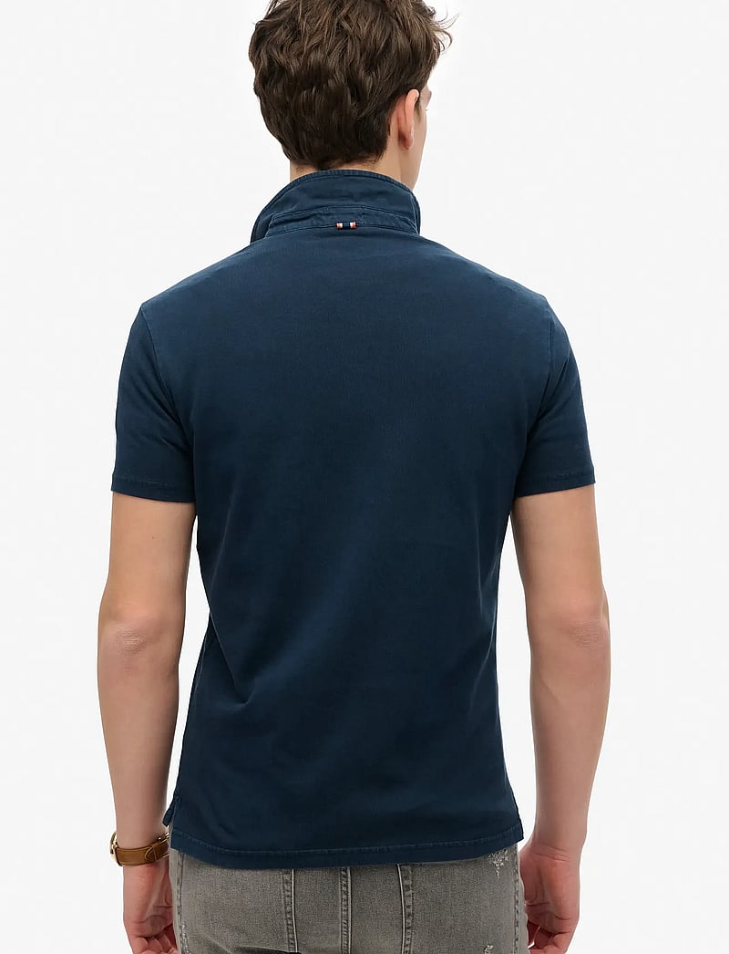 Superdry - ESSENTIAL JERSEY POLO - kortärmade pikéer - eclipse navy - 5