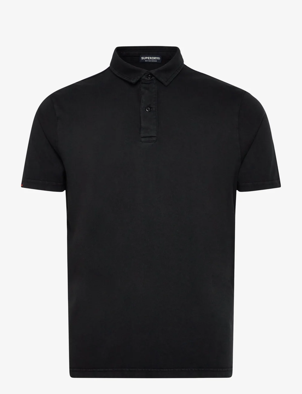 Superdry - ESSENTIAL JERSEY POLO - kortärmade pikéer - meteorite black - 0