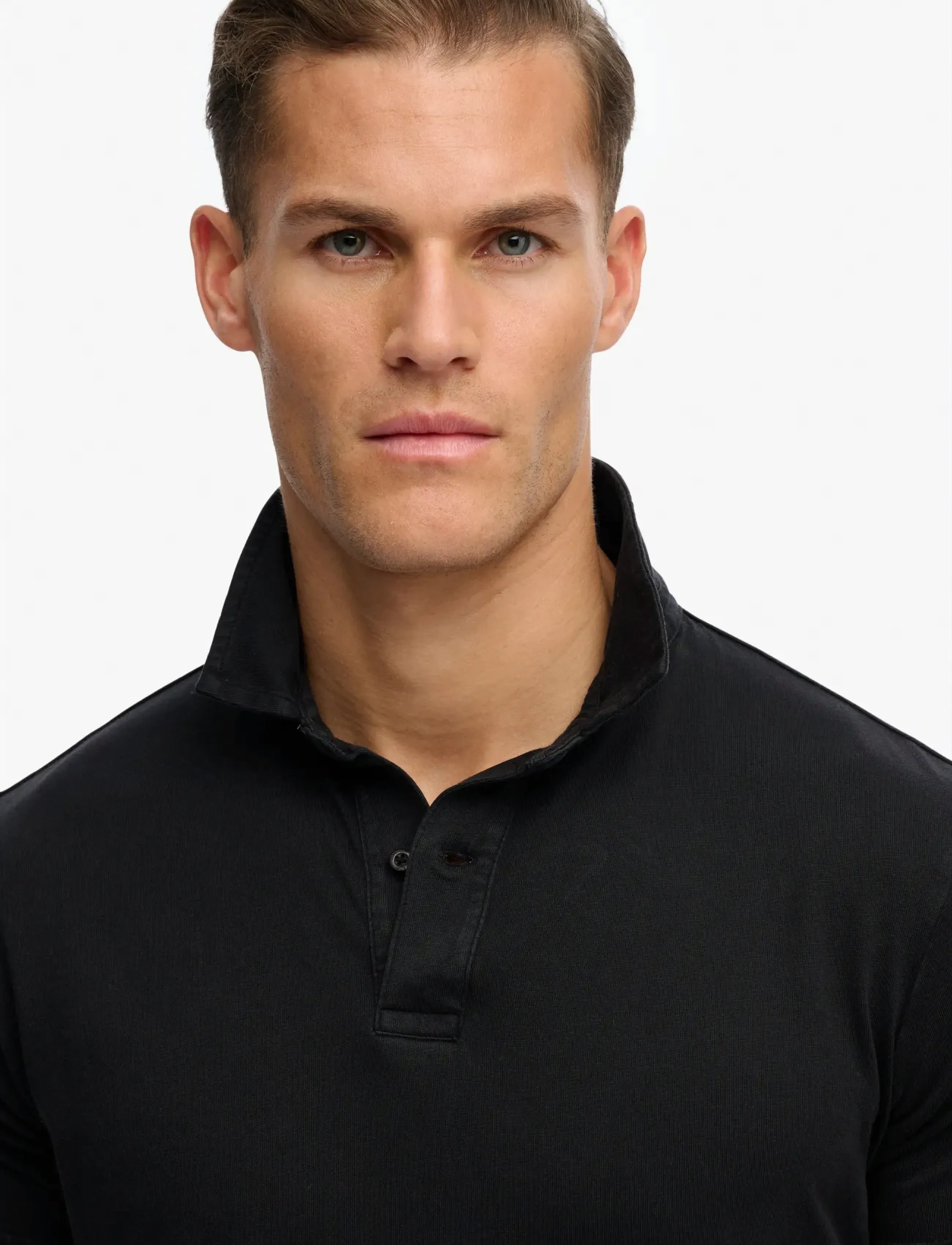 Superdry - ESSENTIAL JERSEY POLO - kortærmede poloer - meteorite black - 3