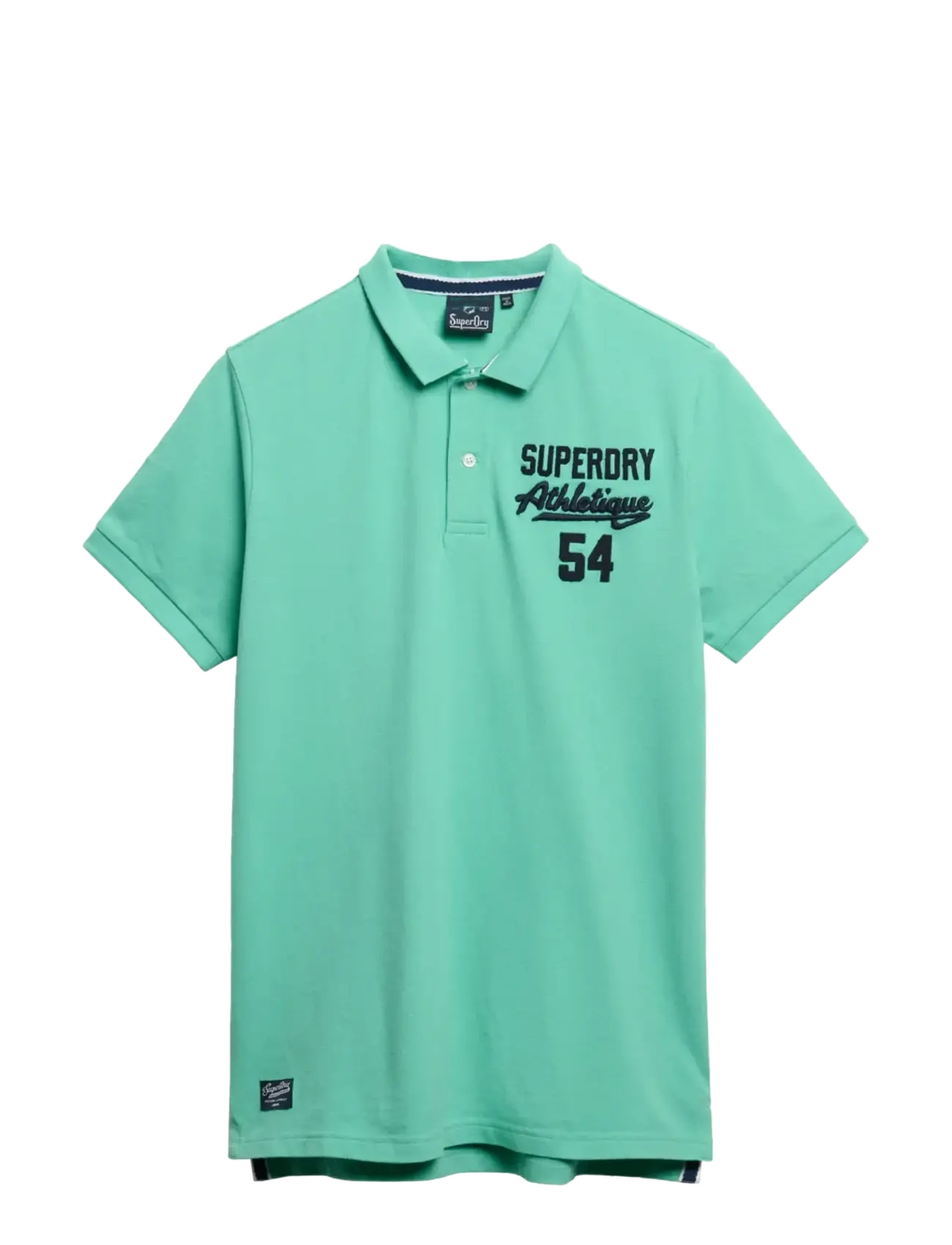 SUPERDRY Applique Klassisch Fit Polo Grün - L - Herren