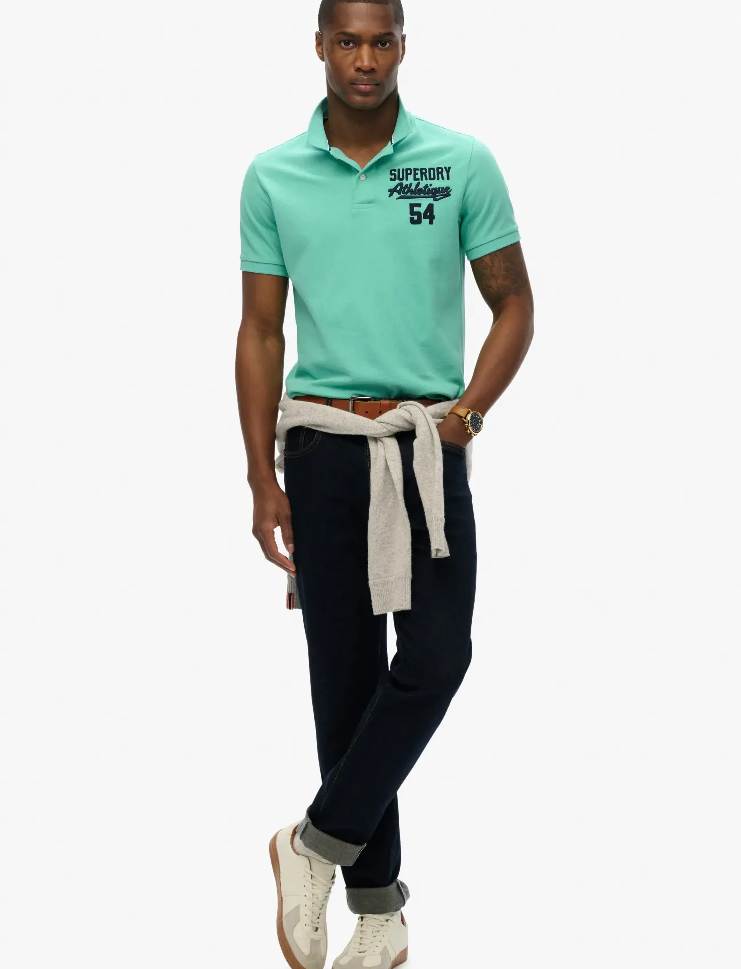 Superdry - APPLIQUE CLASSIC FIT POLO - kurzärmelig - hot mint - 3