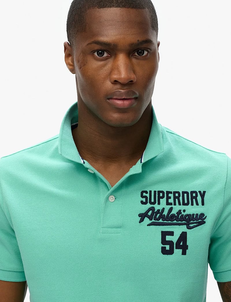 Superdry - APPLIQUE CLASSIC FIT POLO - short-sleeved polos - hot mint - 4