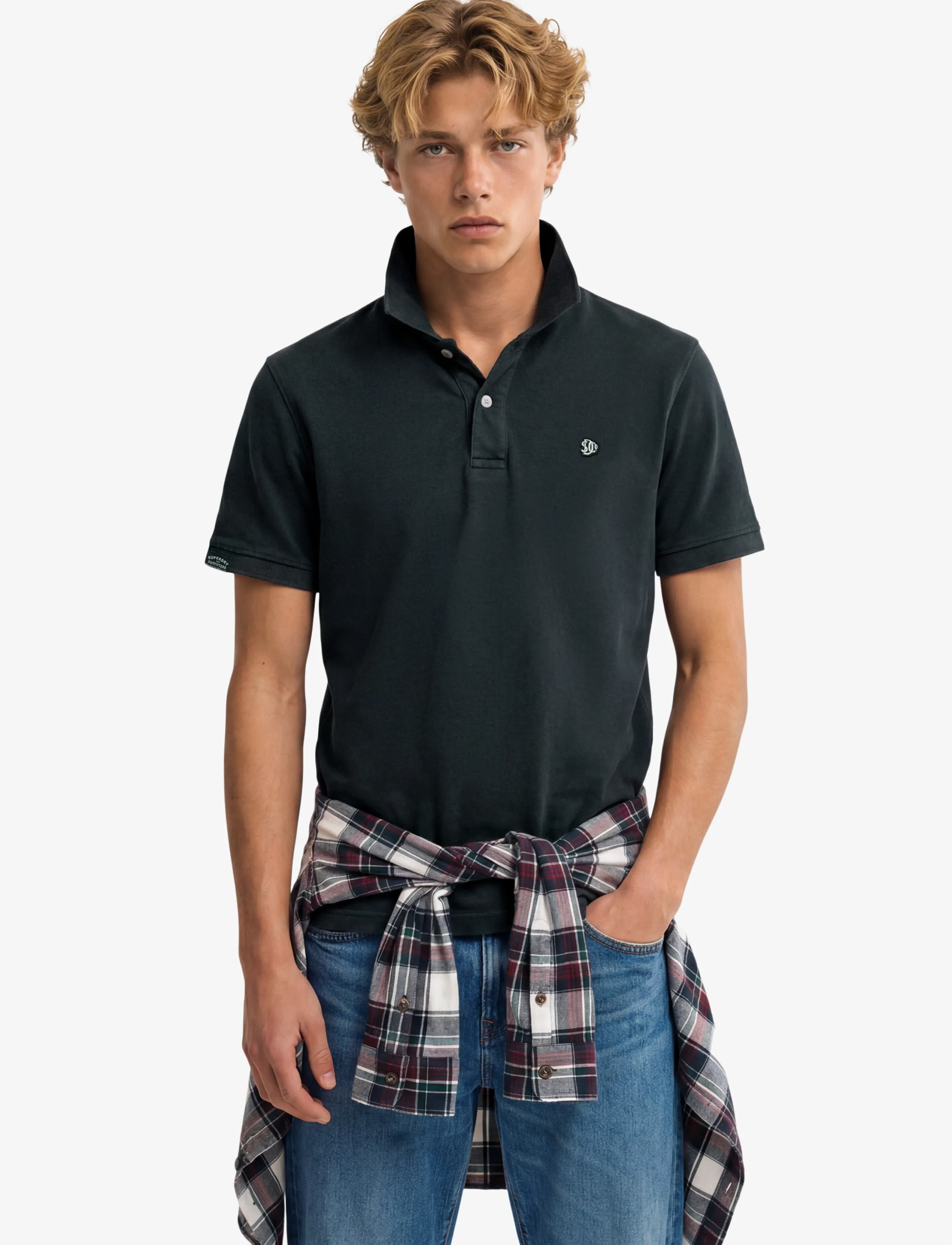 Superdry VINTAGE DESTROY POLO - Superdry - ECLIPSE NAVY / navy
