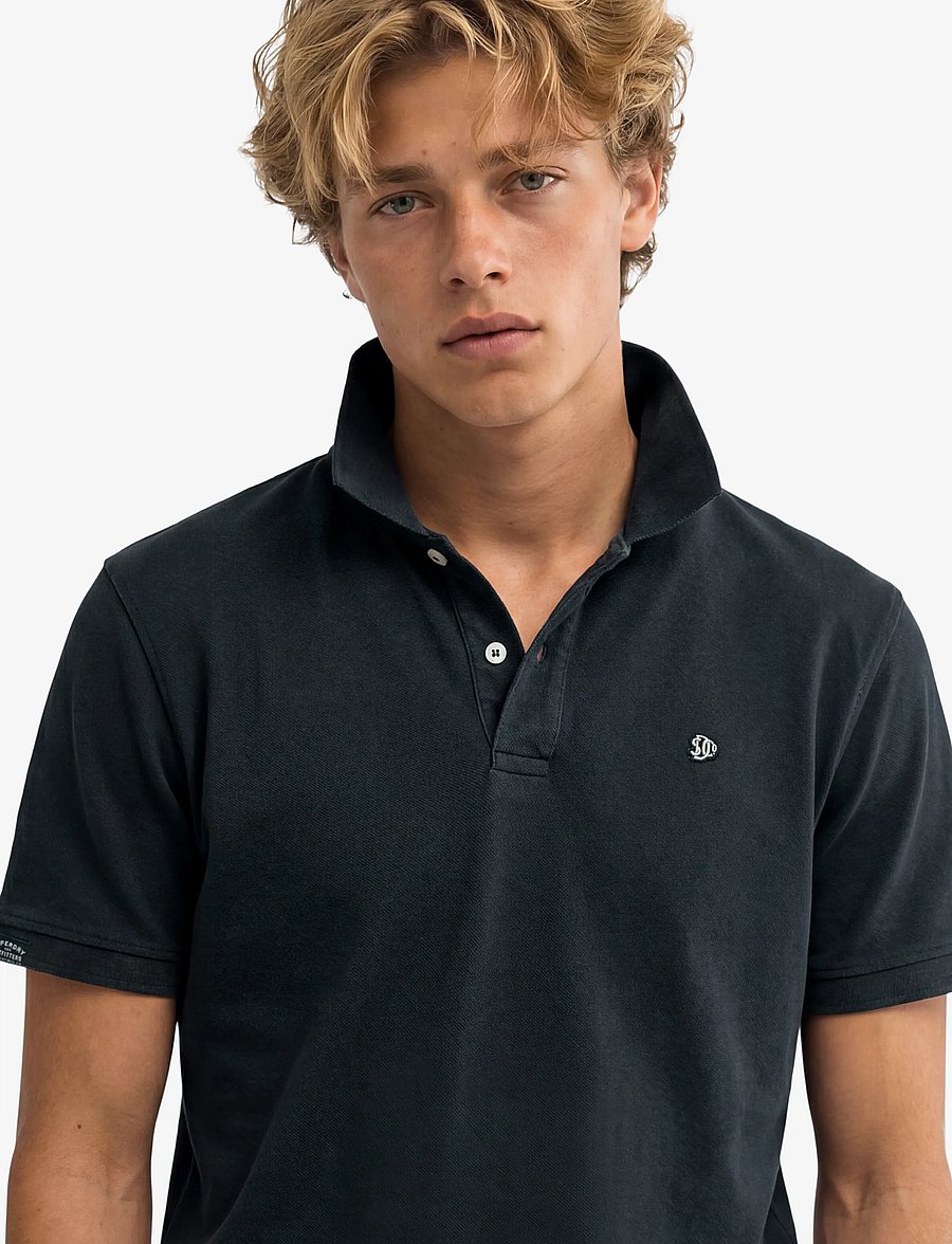 Superdry - VINTAGE DESTROY POLO - kurzärmelig - eclipse navy - 3