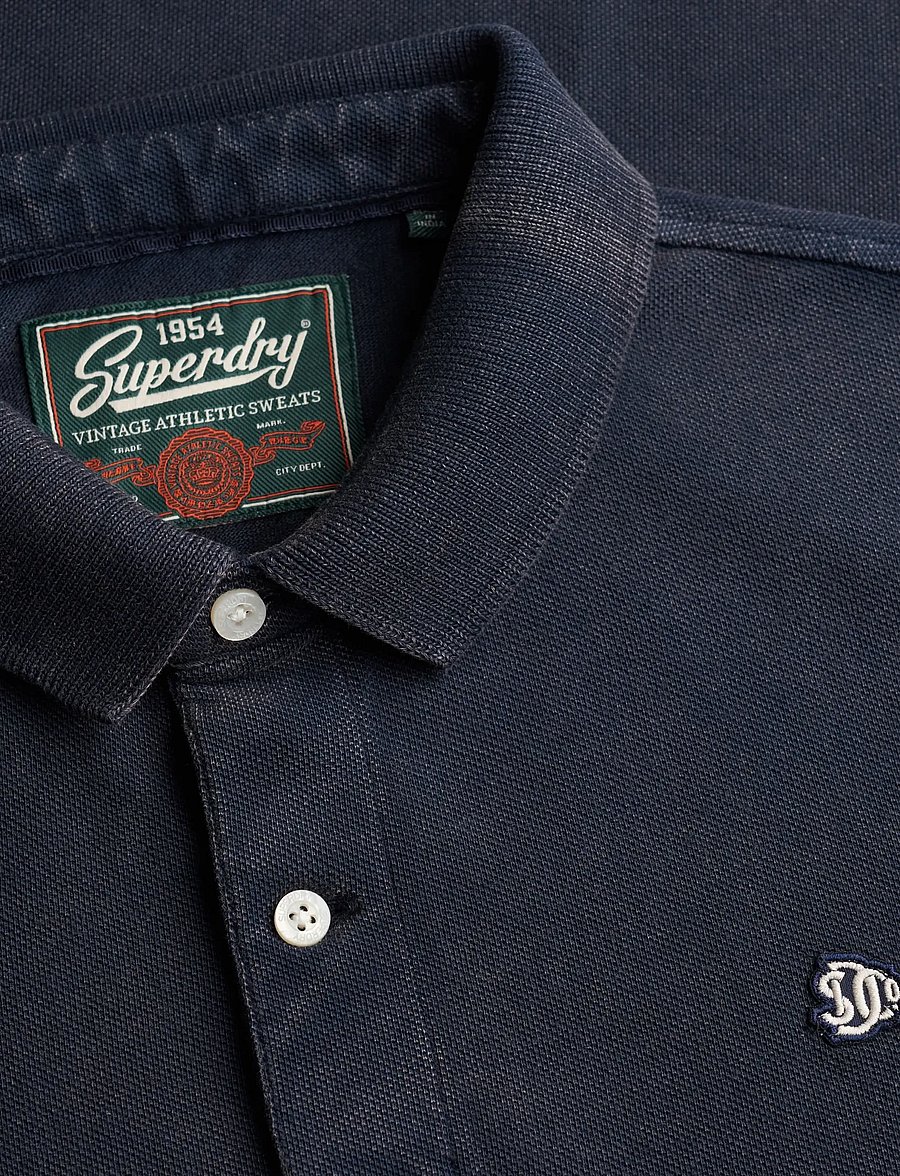 Superdry - VINTAGE DESTROY POLO - kurzärmelig - eclipse navy - 5