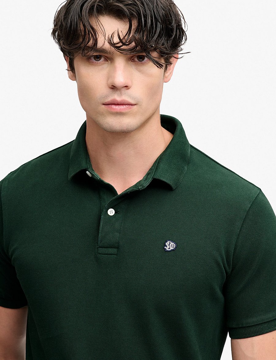 Superdry - VINTAGE DESTROY POLO - kurzärmelig - mountain view - 3