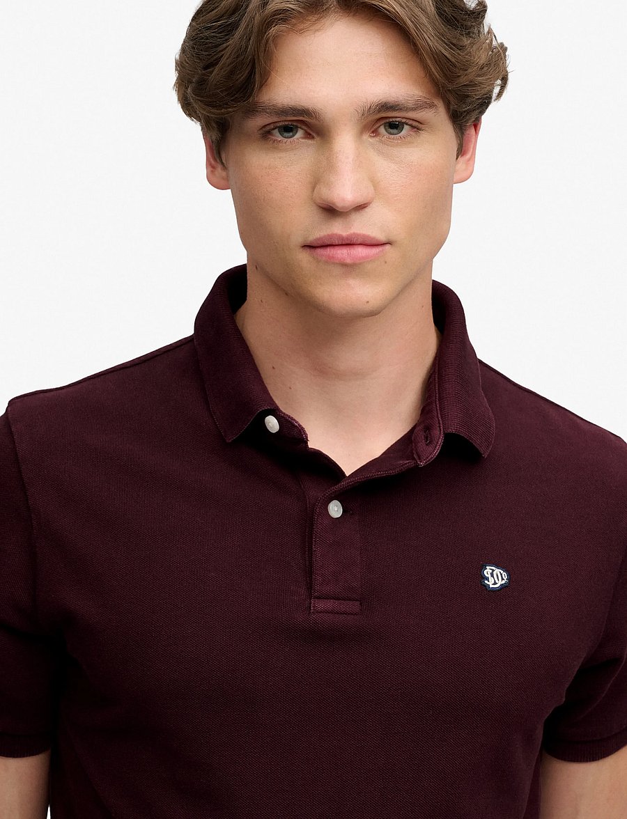 Superdry - VINTAGE DESTROY POLO - kortærmede poloer - winter port - 2