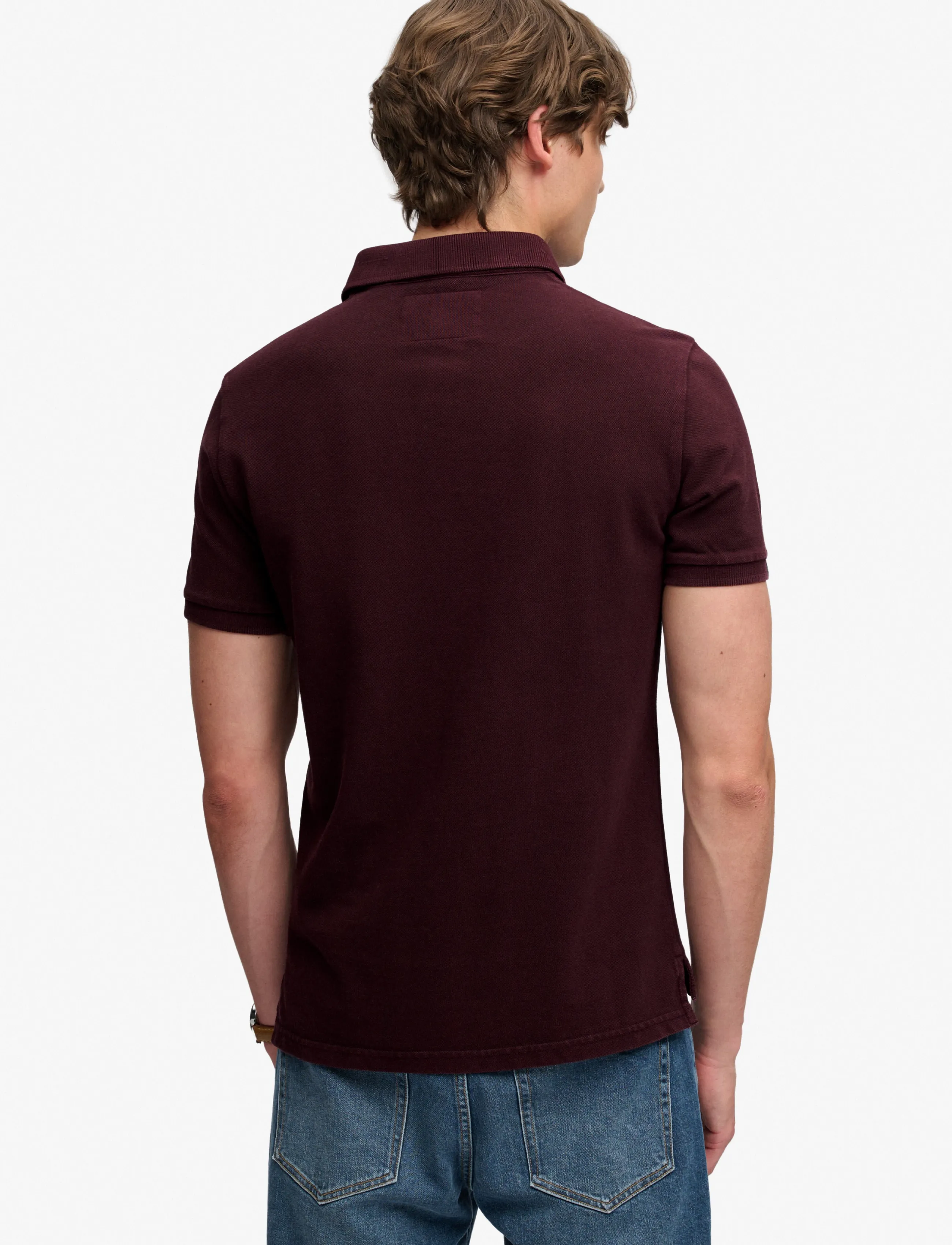 Superdry - VINTAGE DESTROY POLO - kortærmede poloer - winter port - 5