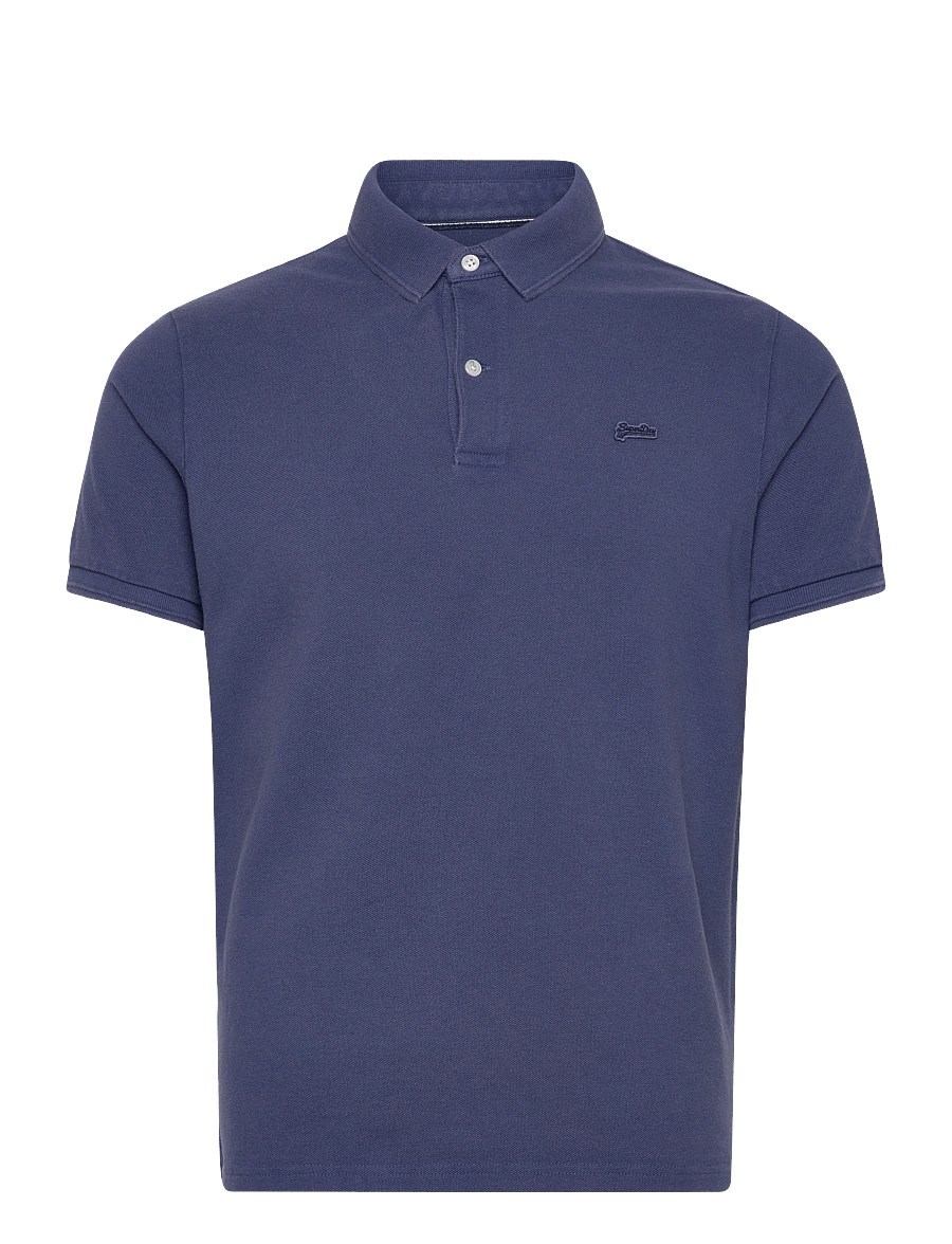 Superdry - CLASSIC PIQUE POLO - short-sleeved polos - bay blue - 1