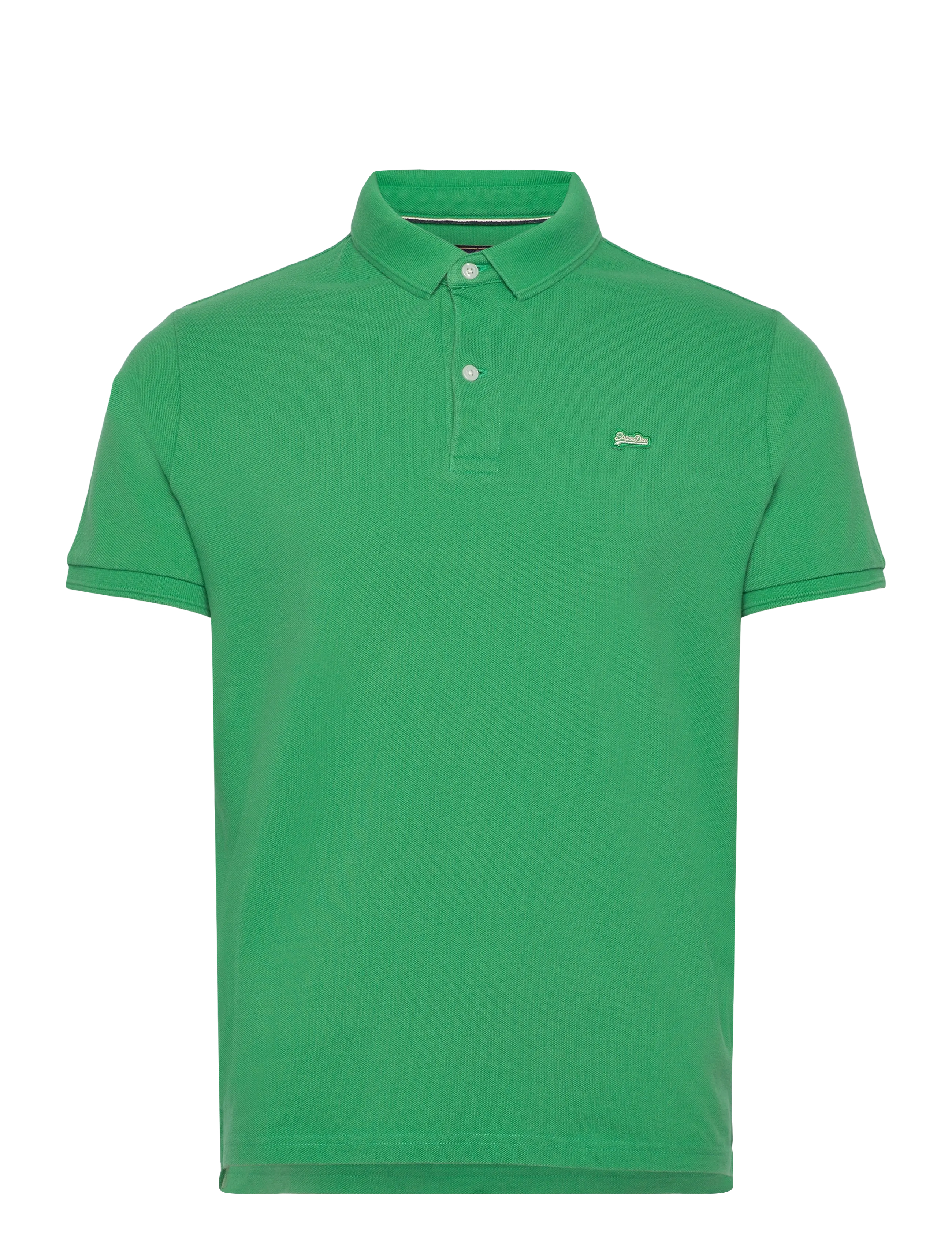 SUPERDRY Klassisch Pique Polo Grün - XL - Herren
