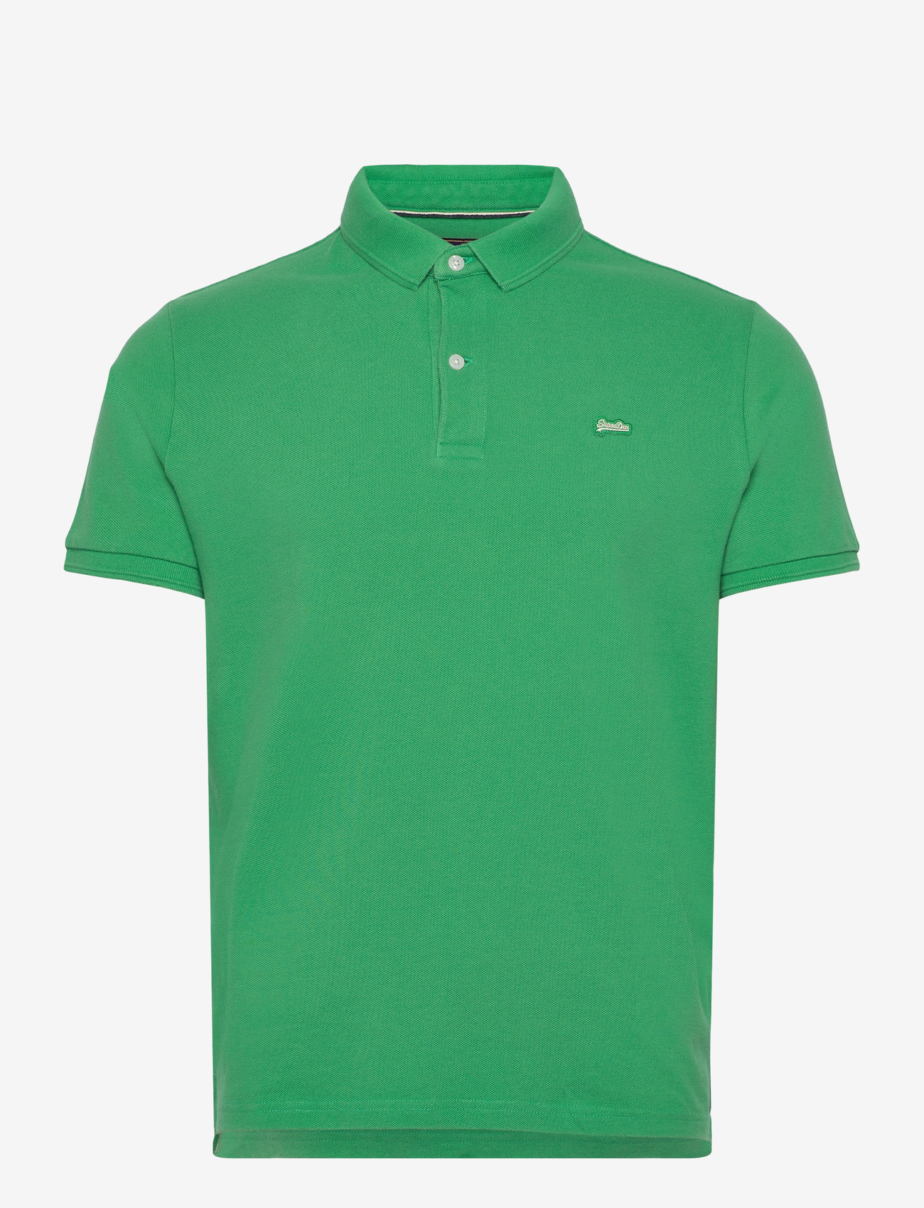 Superdry - CLASSIC PIQUE POLO - kortärmade pikéer - island green - 1