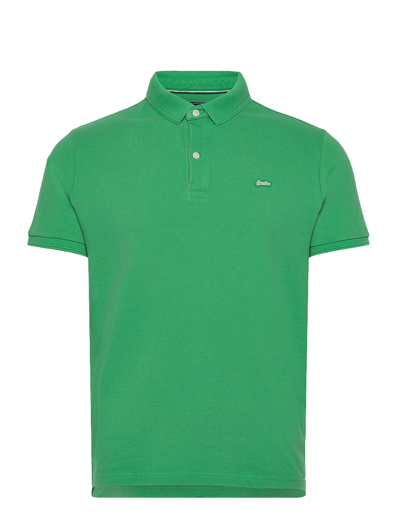 Superdry - CLASSIC PIQUE POLO - kortärmade pikéer - island green - 1