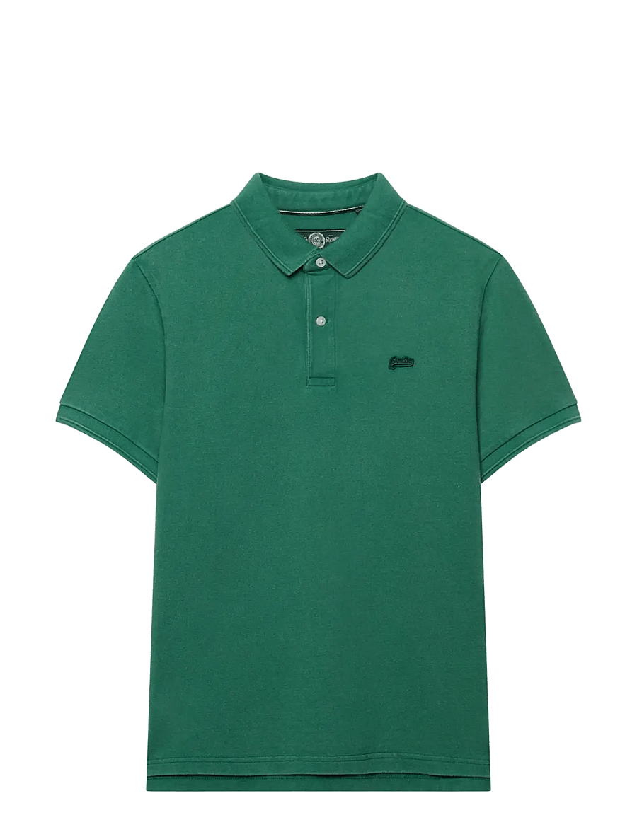 Superdry - CLASSIC PIQUE POLO - kortärmade pikéer - light fern green - 1