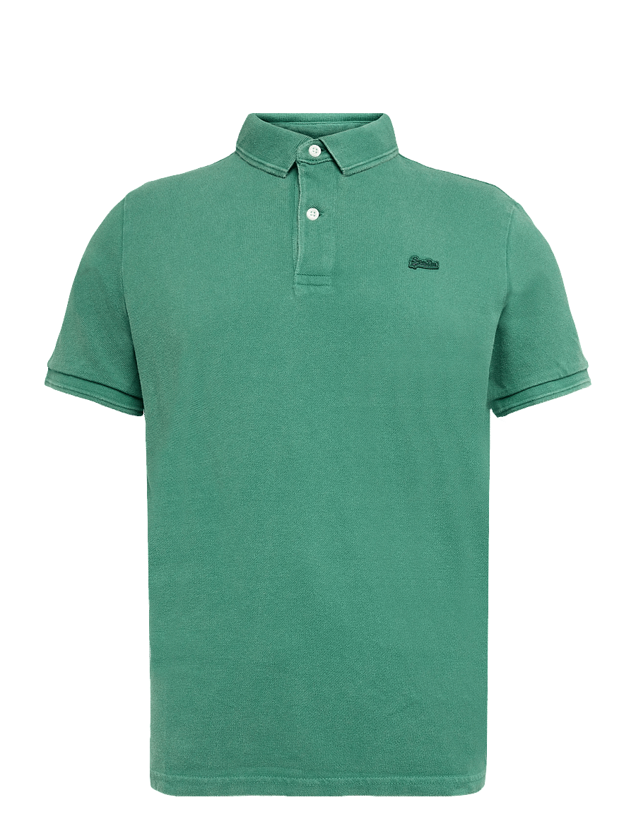 Superdry - CLASSIC PIQUE POLO - kurzärmelig - light fern green - 1