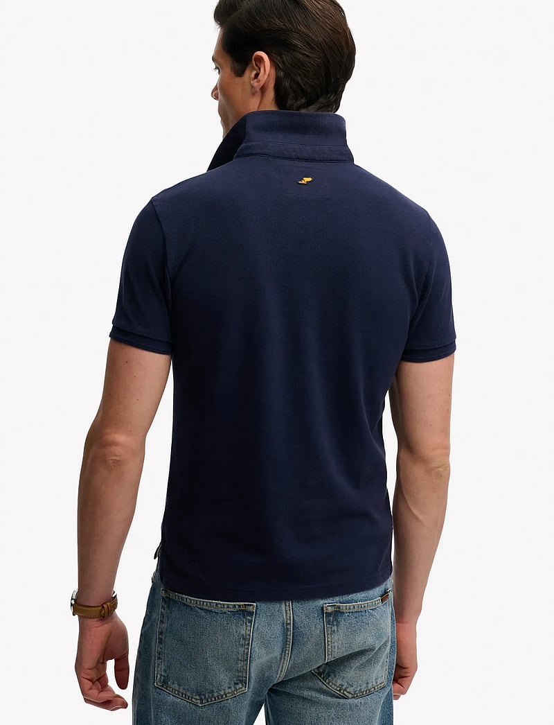 Superdry - CLASSIC PIQUE POLO - kurzärmelig - rich navy - 5