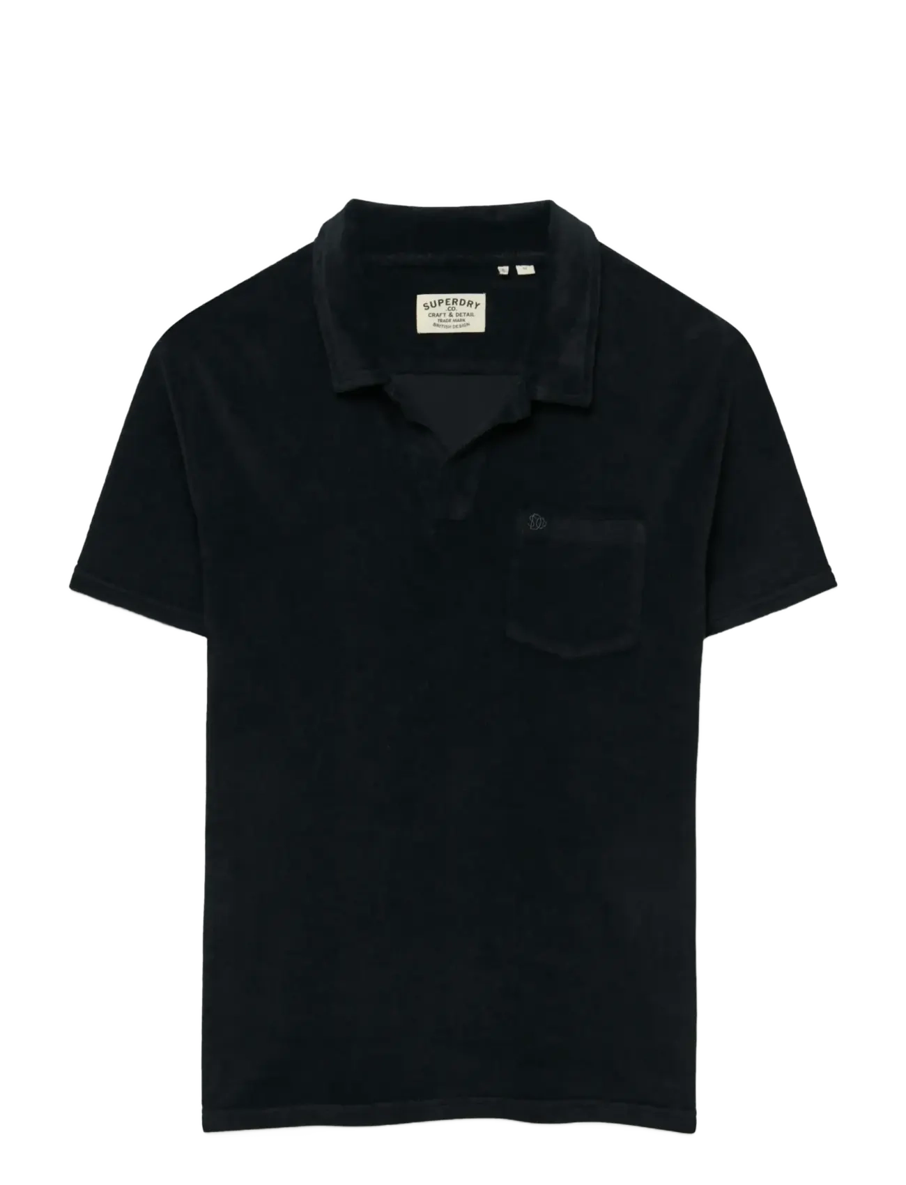 SUPERDRY Towelling Polo Navy - XXXL - Herren