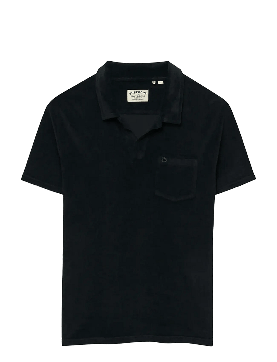 Superdry - TOWELLING POLO - short-sleeved polos - eclipse navy - 1
