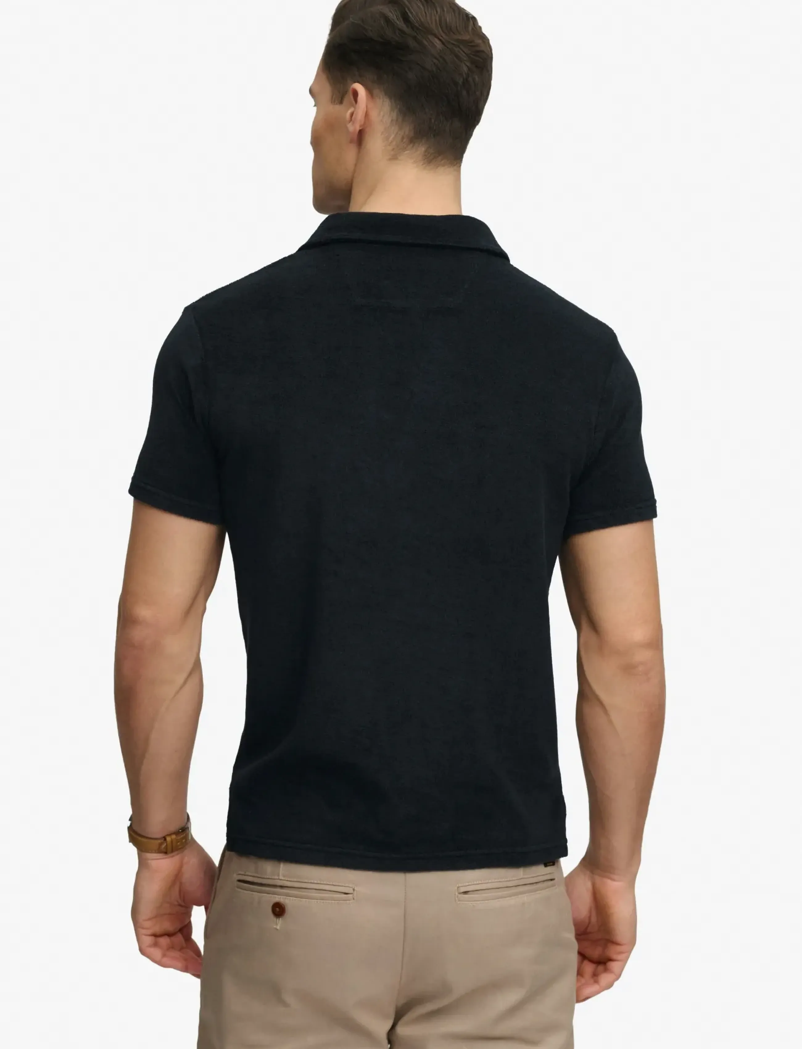 Superdry - TOWELLING POLO - short-sleeved polos - eclipse navy - 2