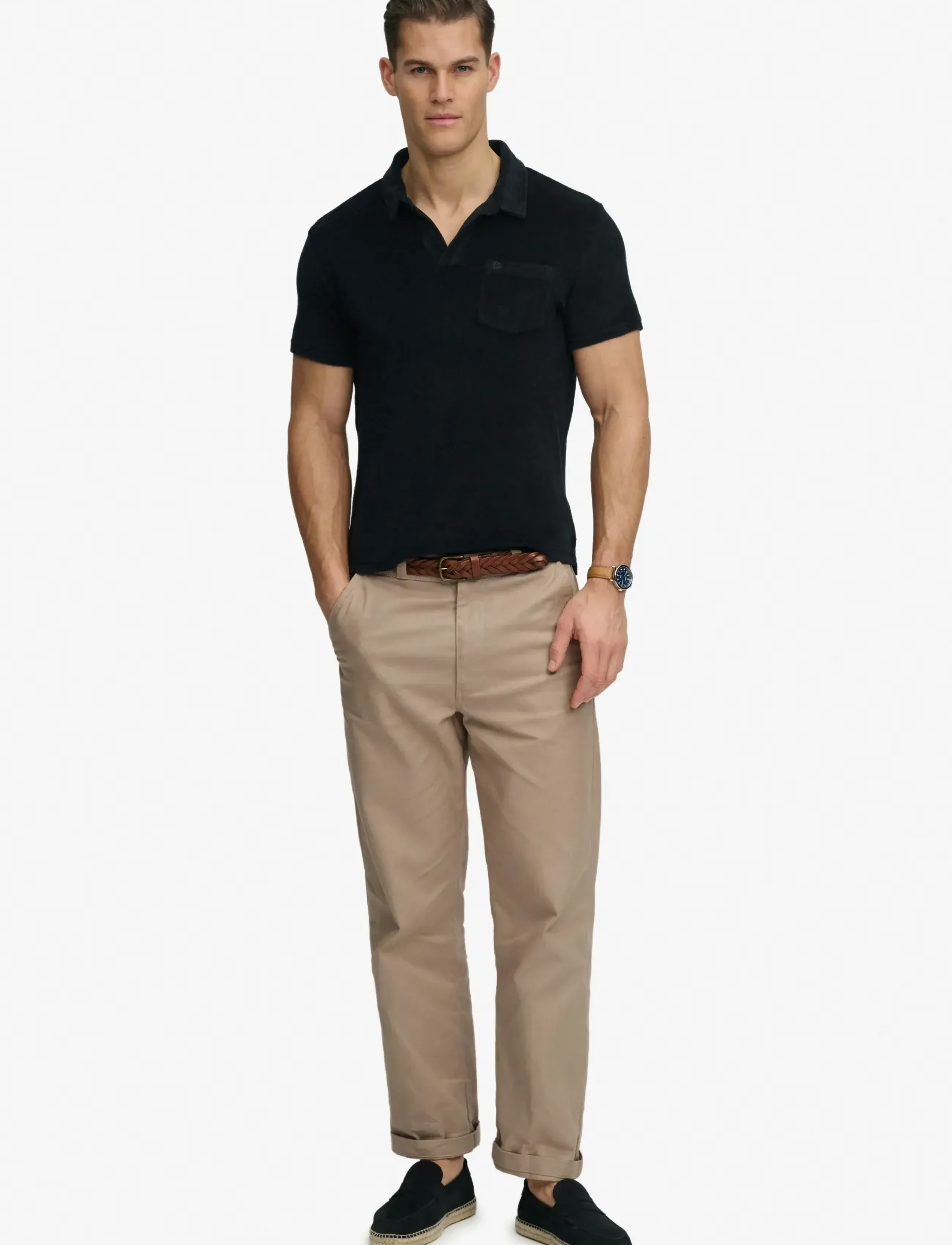 Superdry - TOWELLING POLO - short-sleeved polos - eclipse navy - 3