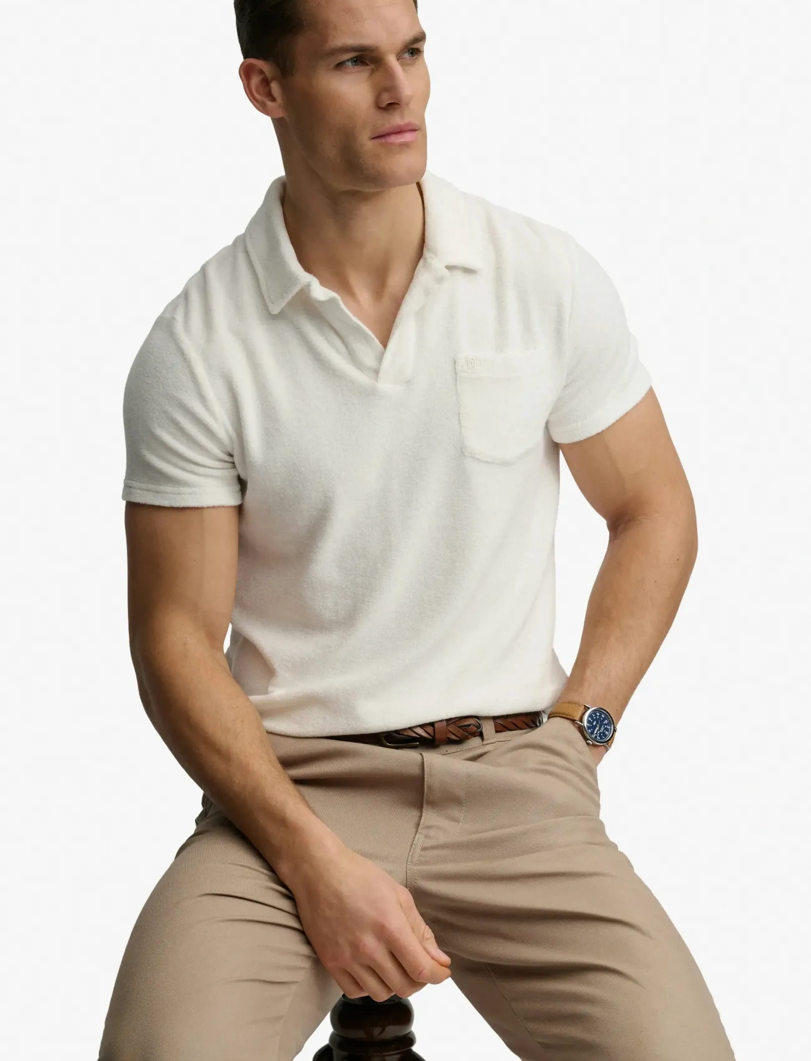 Superdry Towelling Polo pikéer herr – bild 4