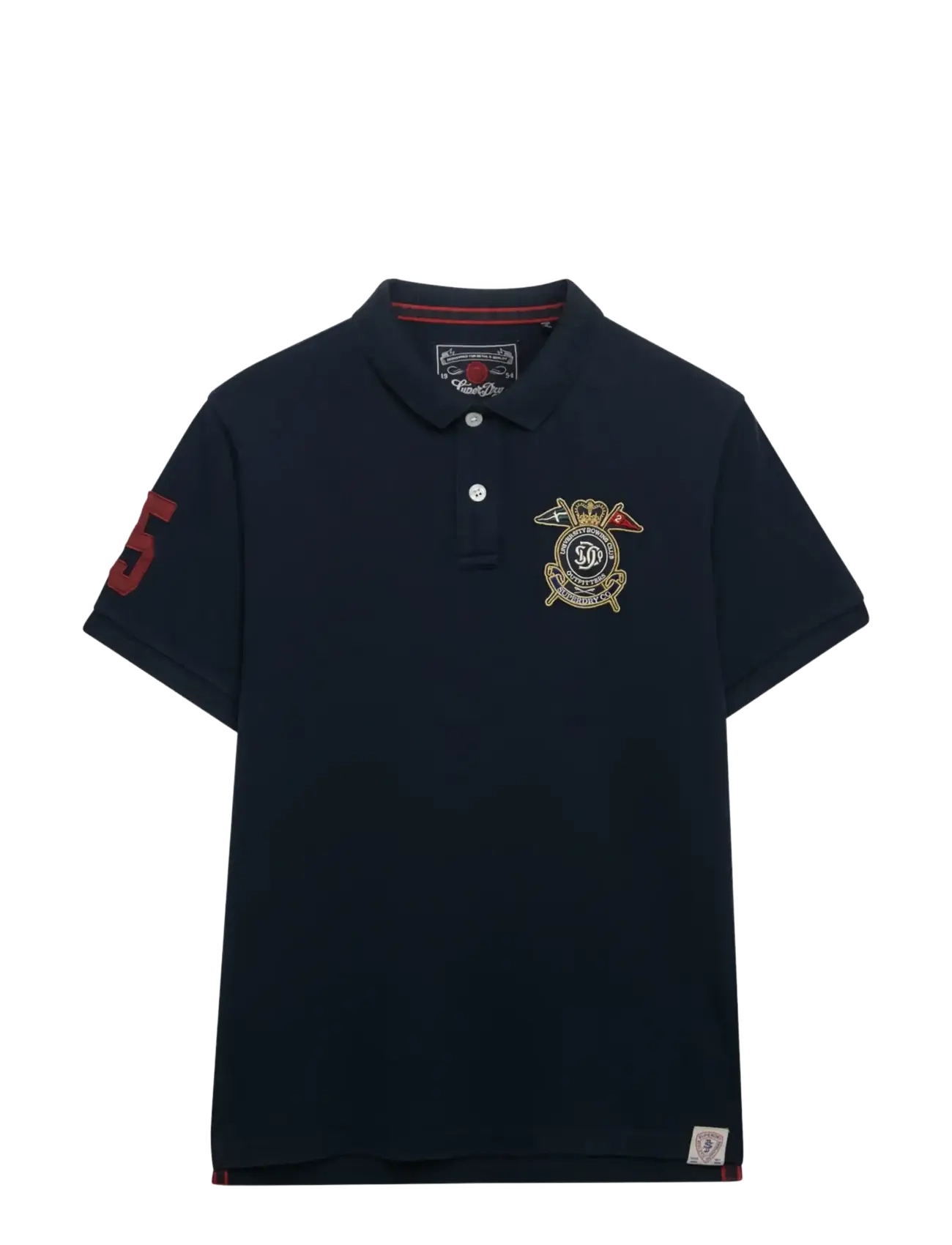SUPERDRY Crest Polo Navy - XL - Herren