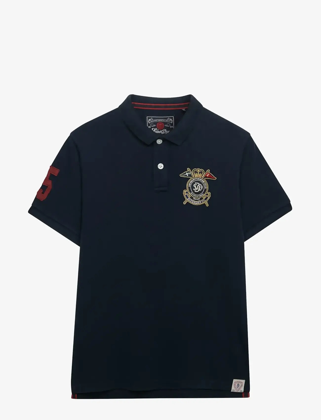 Superdry - CREST POLO - short-sleeved polos - darkest navy - 1