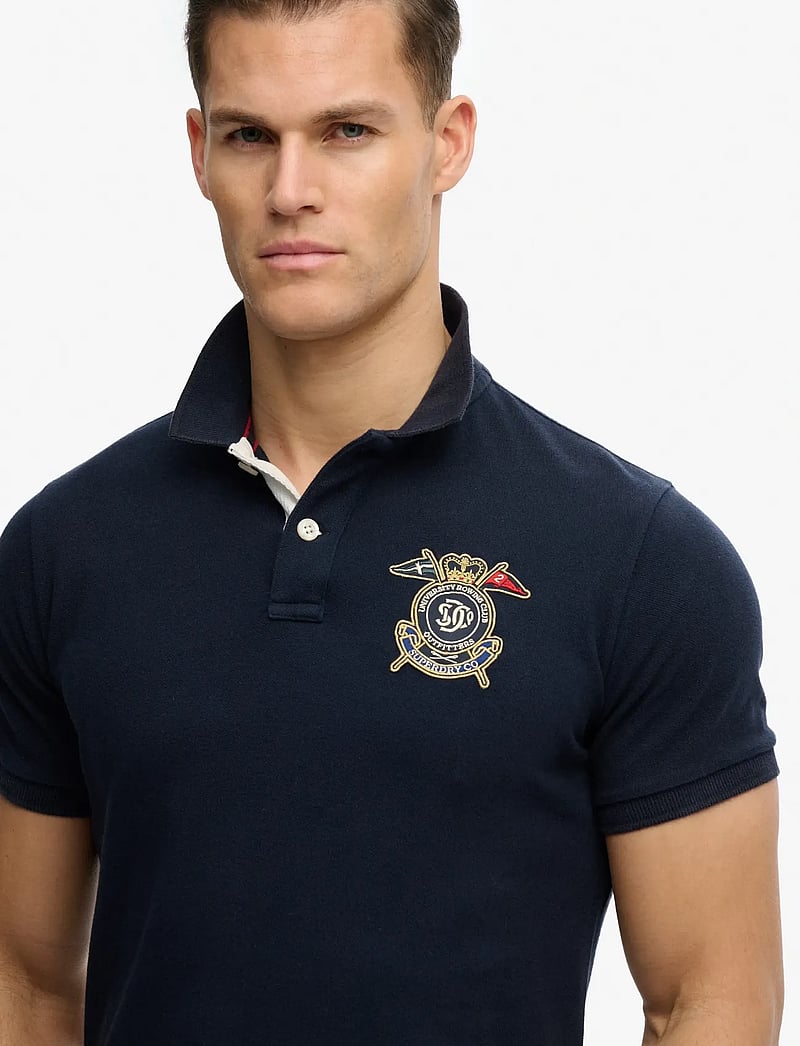 Superdry - CREST POLO - short-sleeved polos - darkest navy - 2