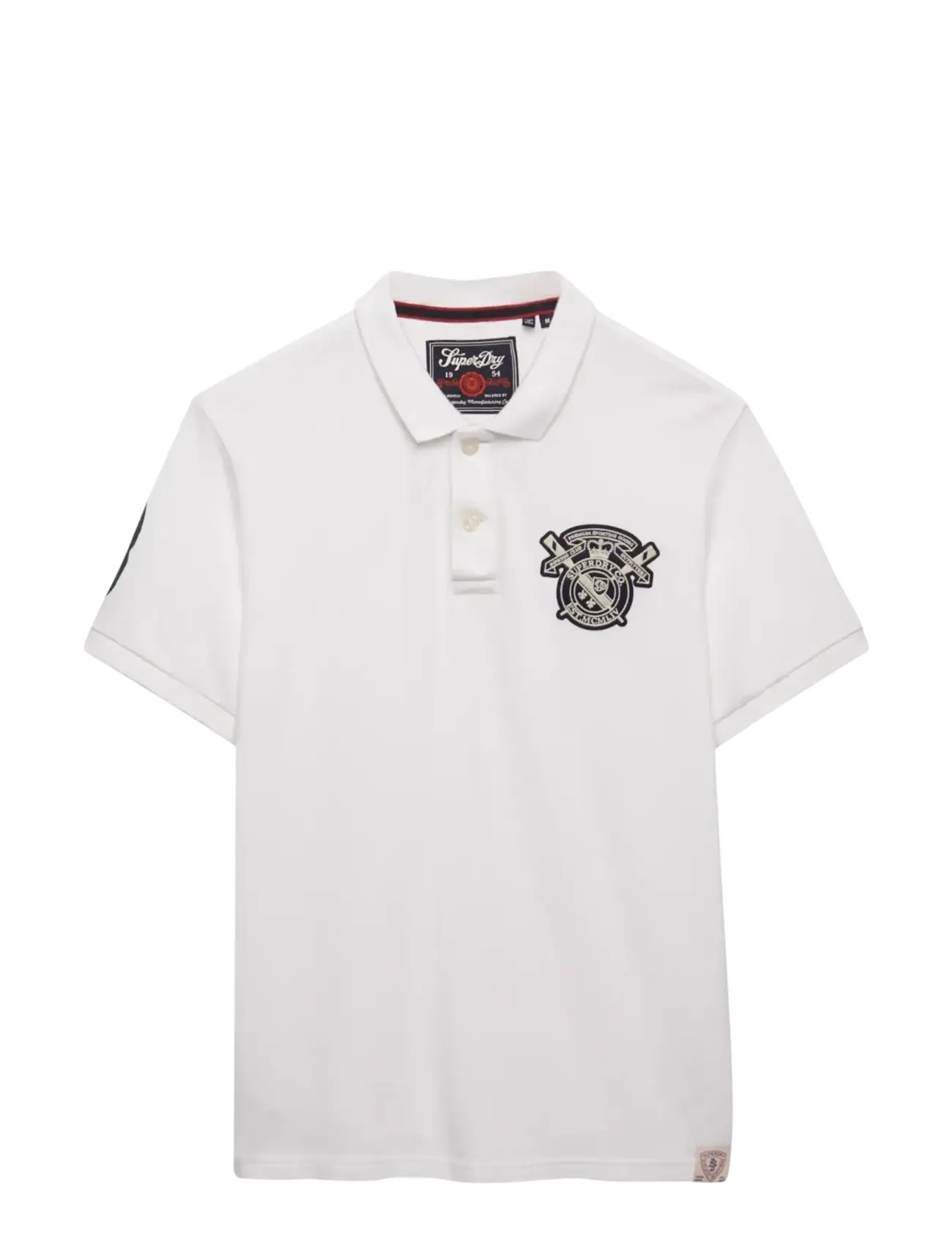 SUPERDRY Crest Polo Weiß - XXL - Herren