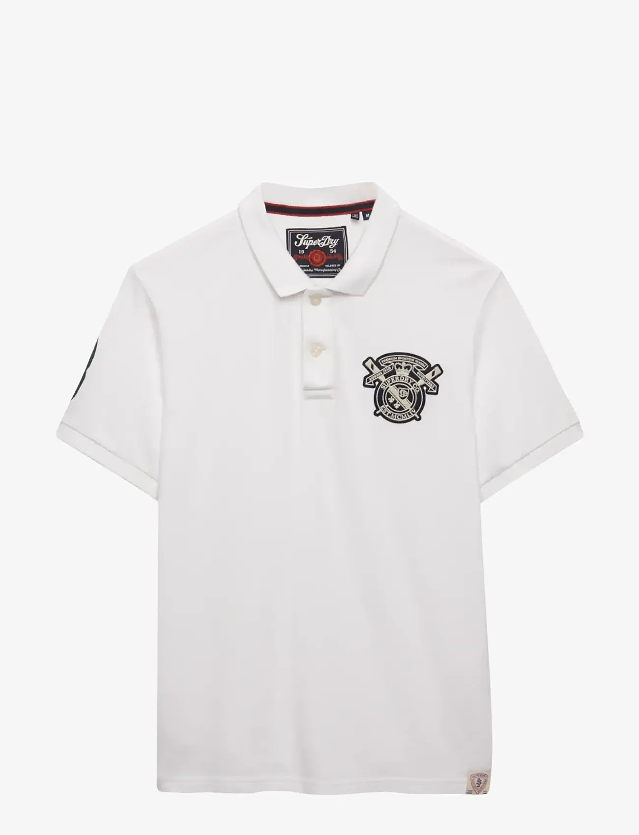 Superdry - CREST POLO - short-sleeved polos - optic - 1