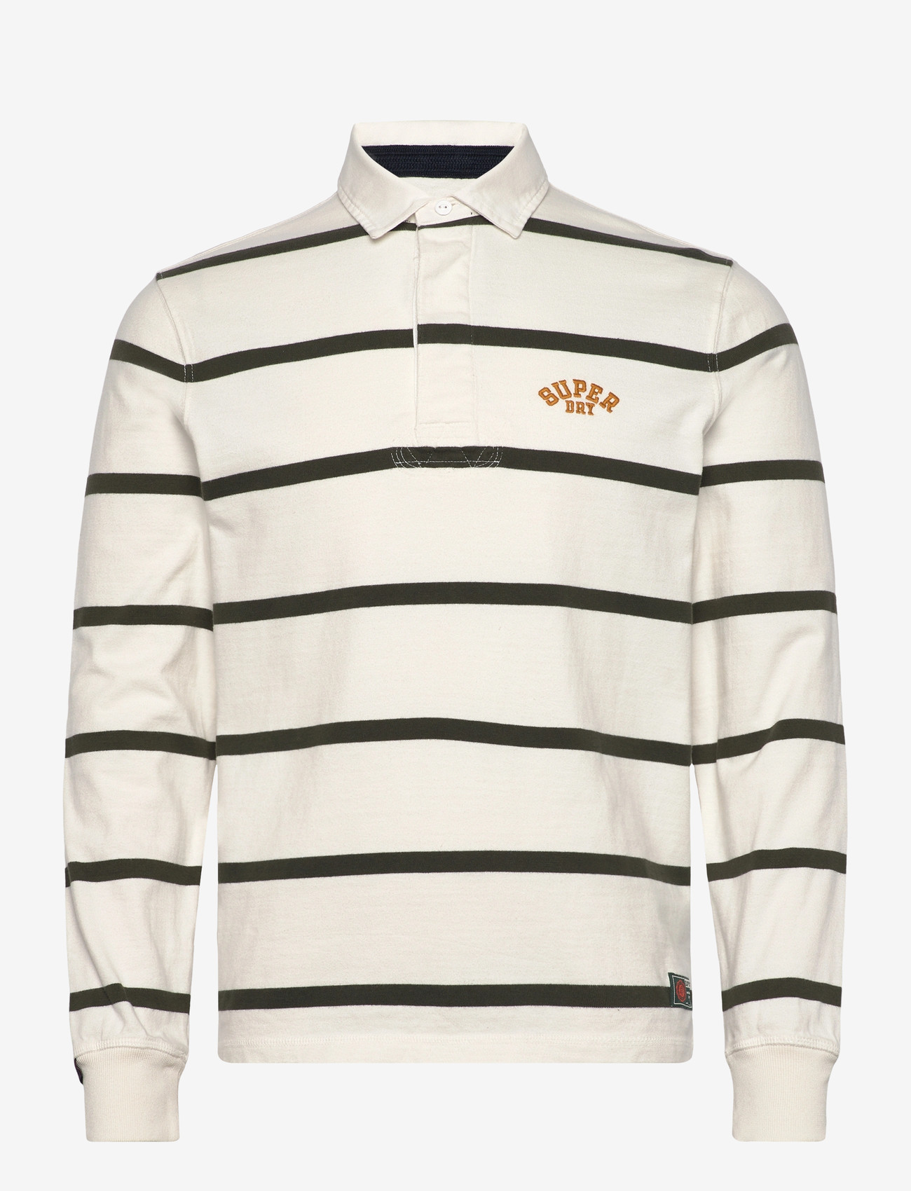 Superdry - VINTAGE ATHLETIC STRIPE RUGBY - langärmelig - athletic white stripe - 1