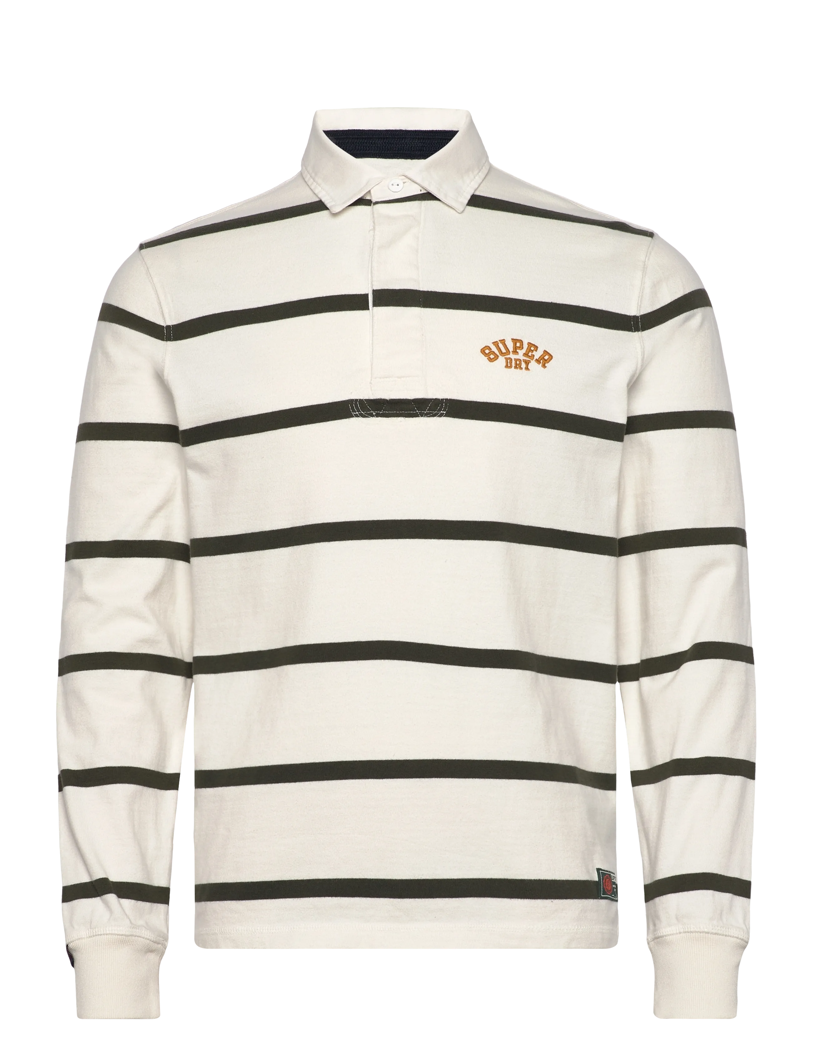 Superdry VINTAGE ATHLETIC STRIPE RUGBY - Superdry - ATHLETIC WHITE STRIPE / white