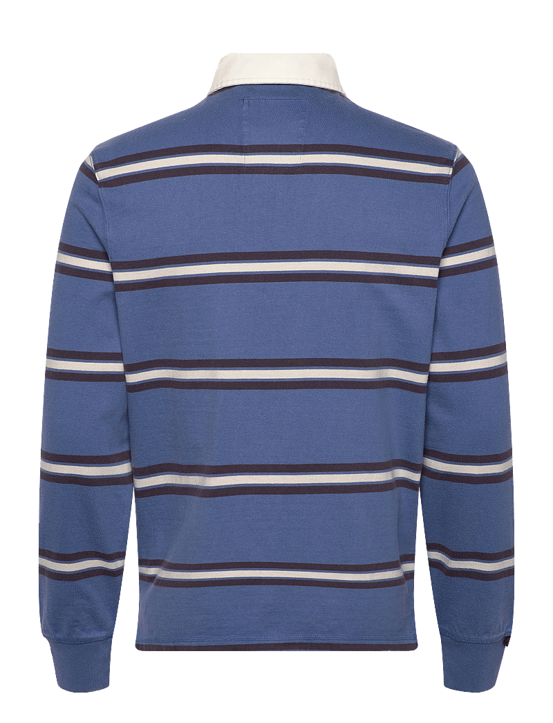 Superdry - VINTAGE ATHLETIC STRIPE RUGBY - langärmelig - blue stripe - 2