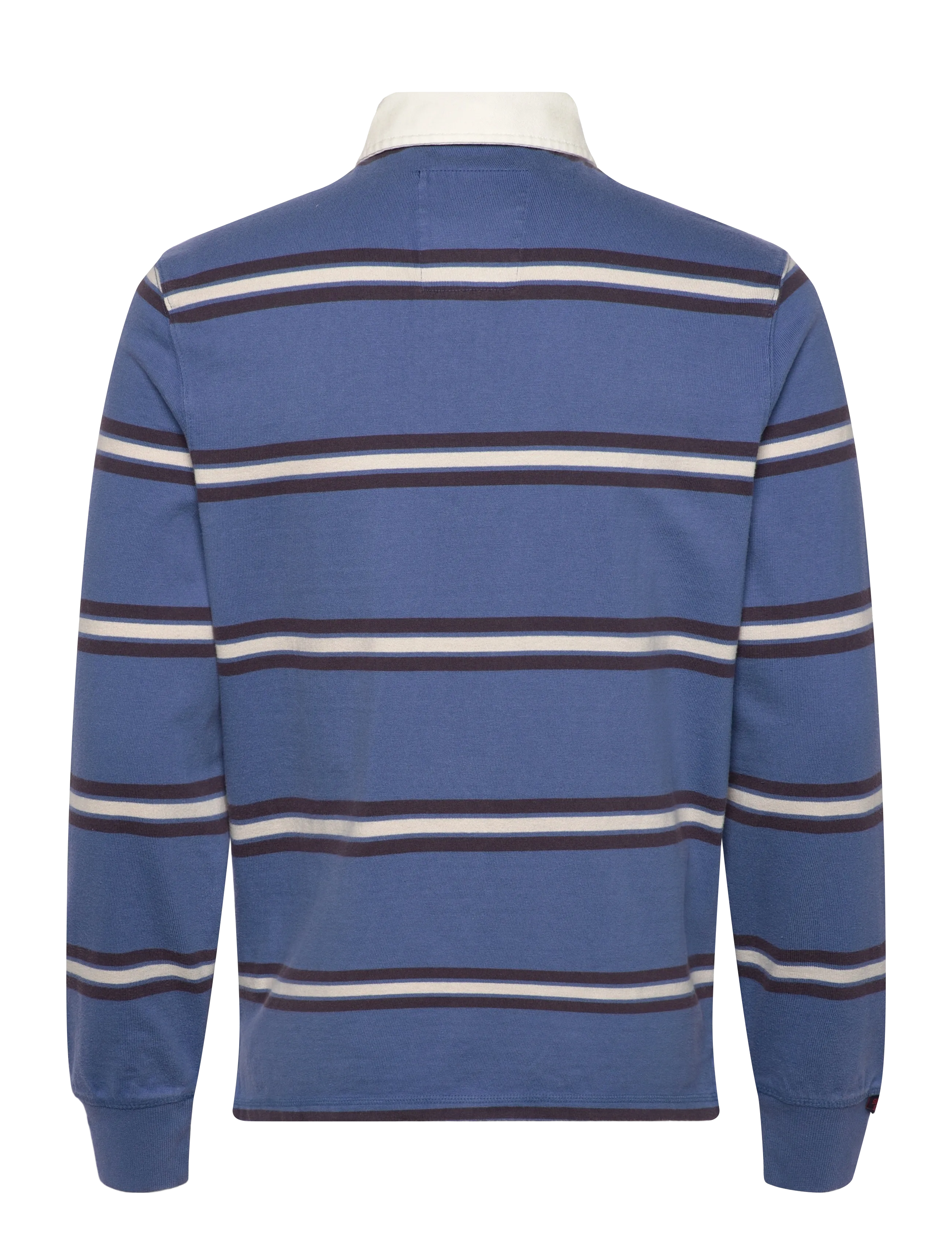 Superdry - VINTAGE ATHLETIC STRIPE RUGBY - long-sleeved polos - blue stripe - 2