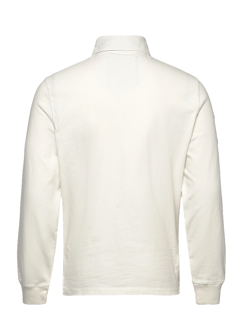 Superdry - DOUBLE EMBLEM RUGBY - langærmede poloer - chalk white - 2