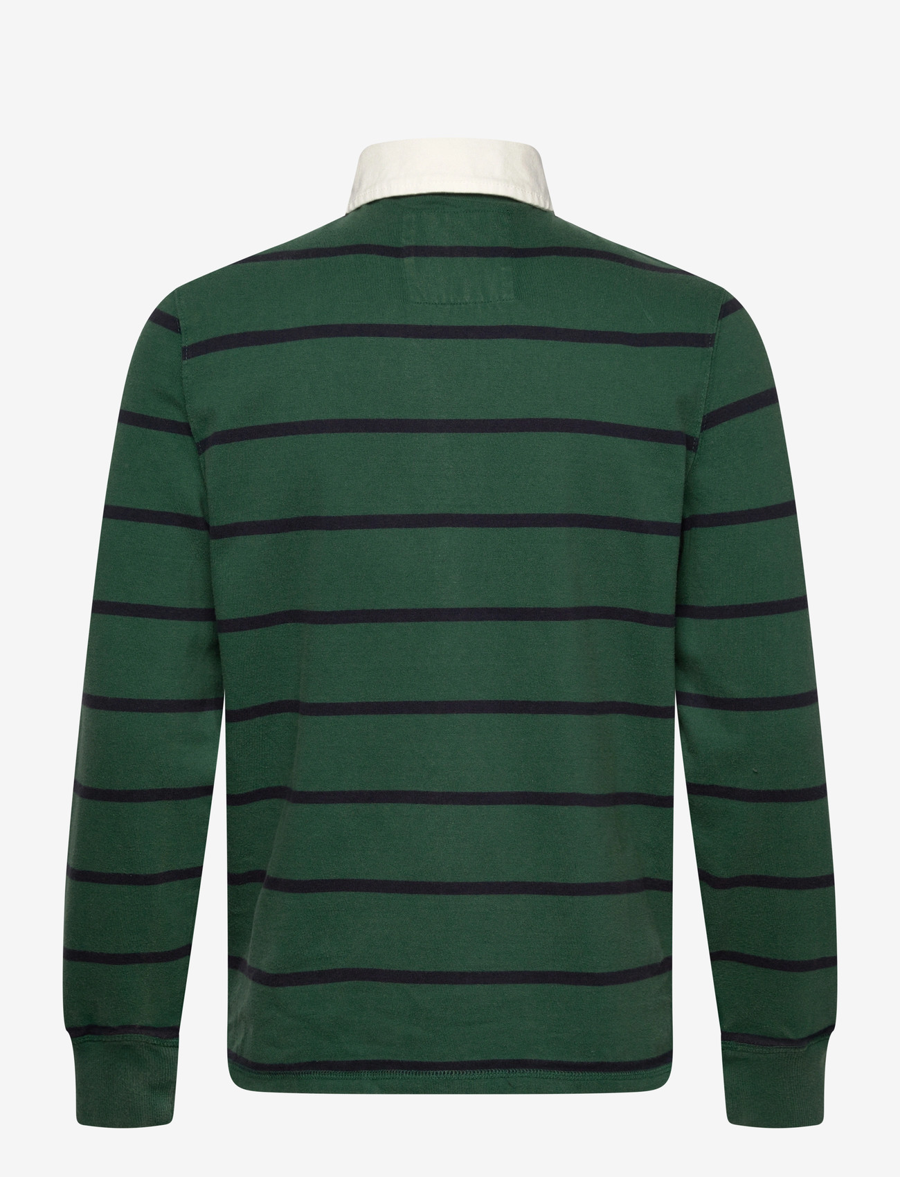 Superdry - DOUBLE EMBLEM STRIPE RUGBY - pikkade varrukatega polod - hunter green stripe - 2