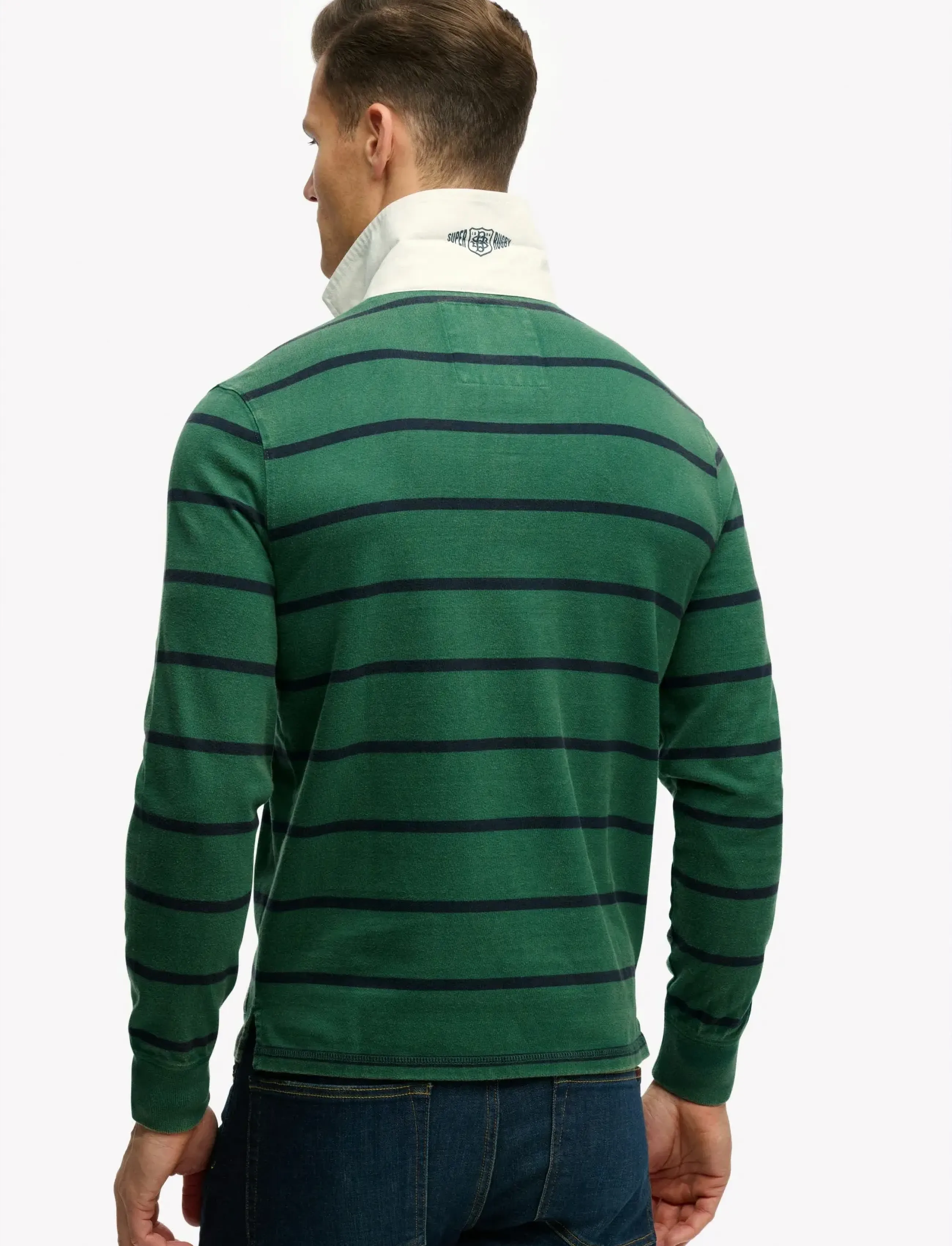 Double Emblem Stripe Rugby 7