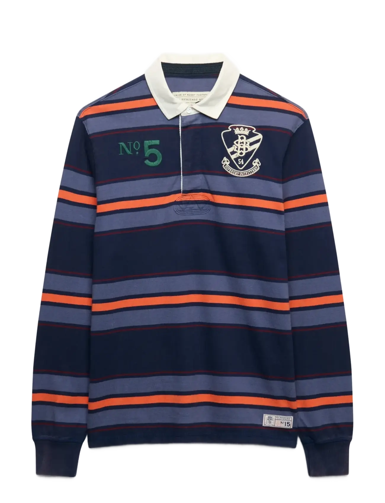 ORANGE/NAVY STRIPE