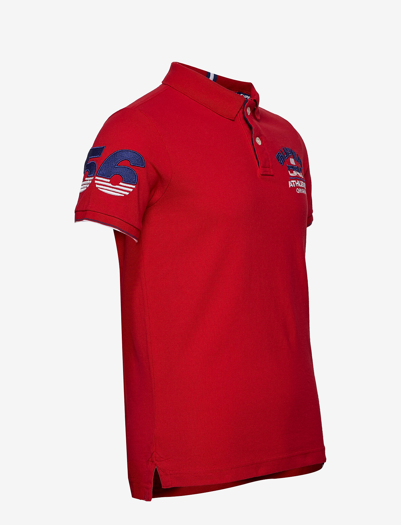 Superdry - SUPERSTATE CHAMPION POLO - hype red - 2