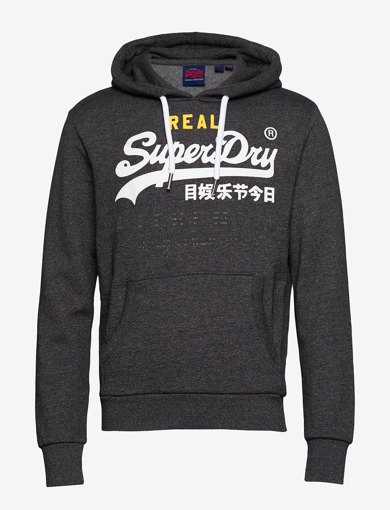 Superdry - VL AUTHENTIC TRI HOOD - black grit - 0