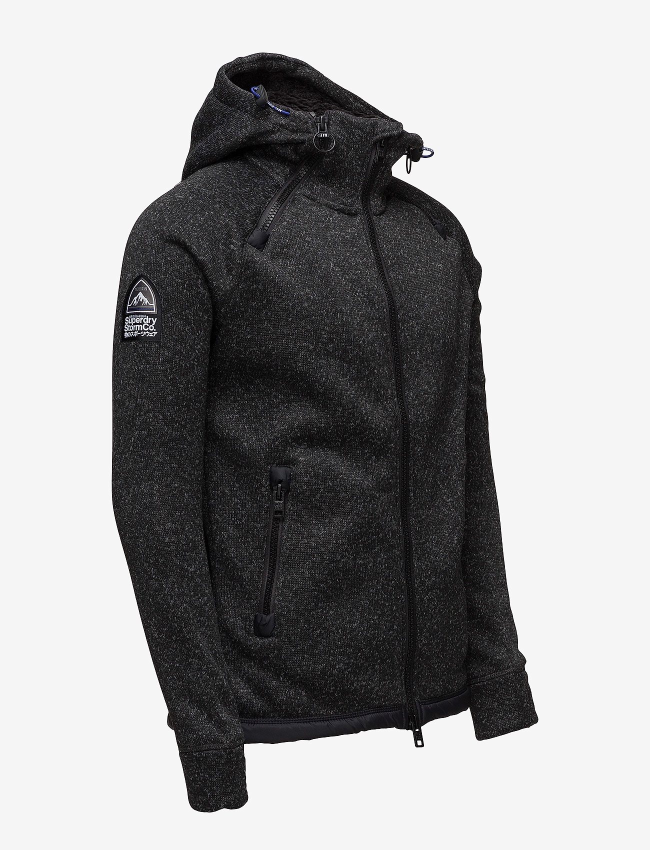 Superdry - STORM DOUBLE ZIPHOOD - gritty black - 2
