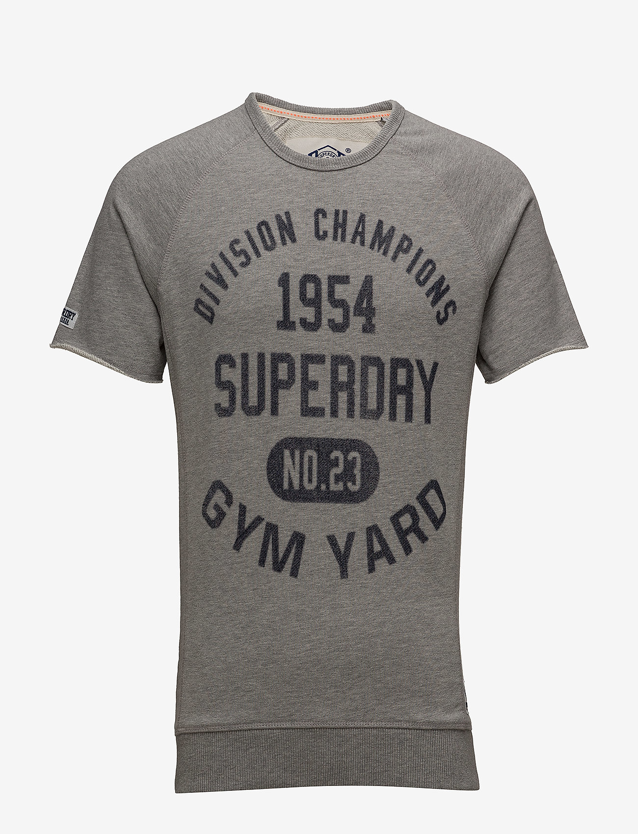 Superdry - GYM LOCKER SPORTS S/S CREW - gym locker grey marl - 0