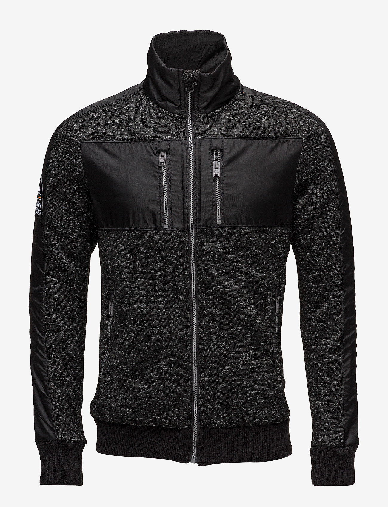 Superdry - STORM TRACK TOP - gritty black - 0