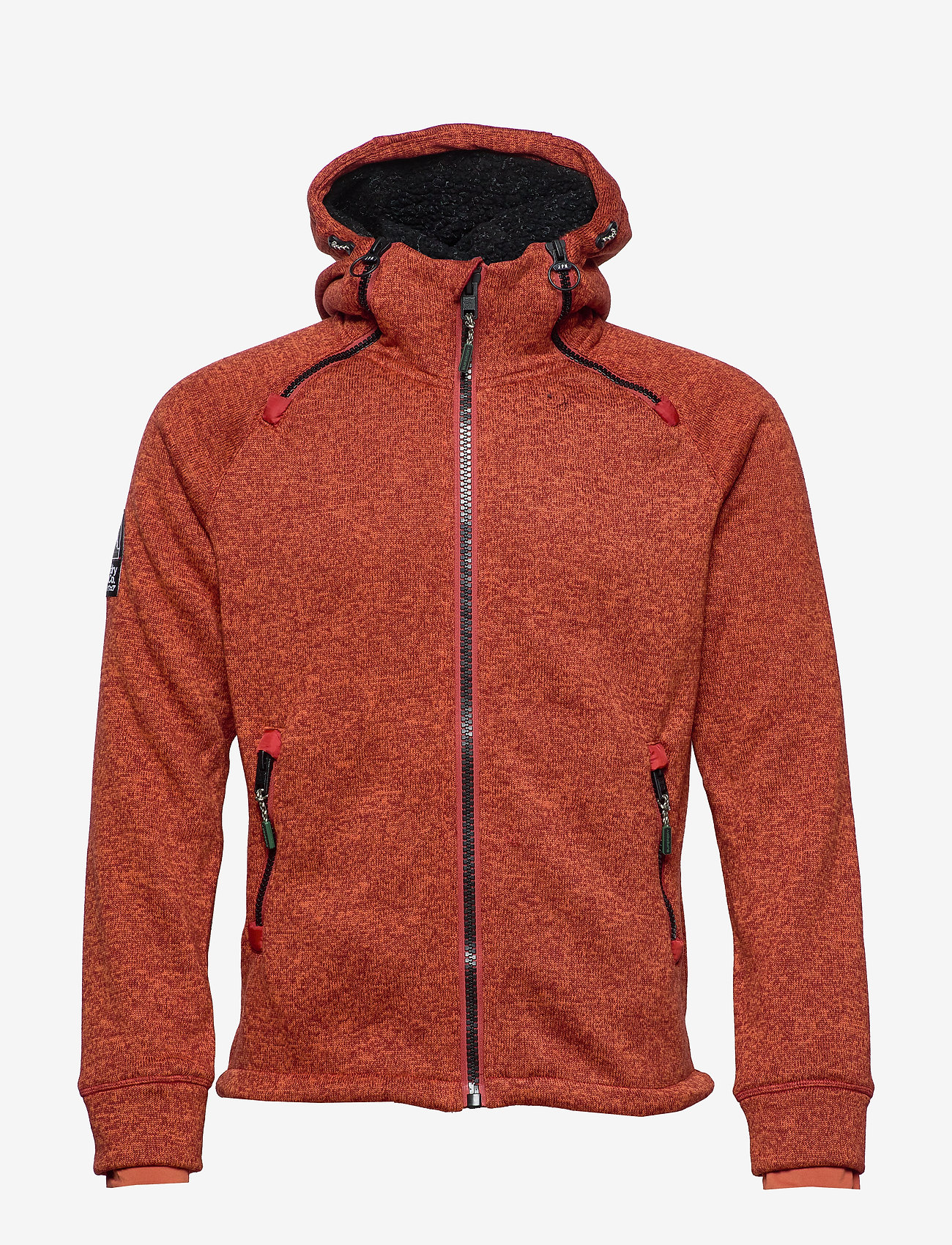 Superdry - STORM DOUBLE ZIPHOOD - burnt orange marl - 1