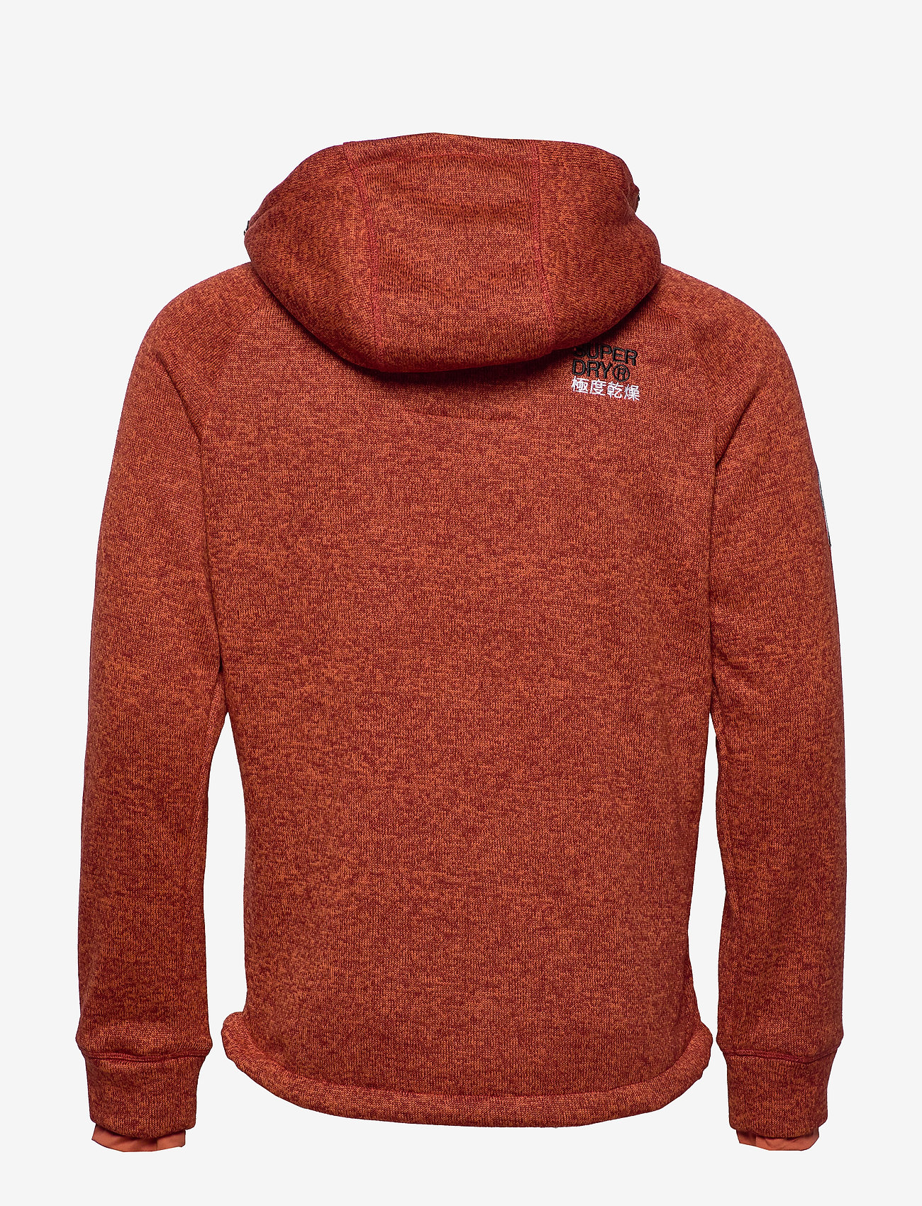 Superdry - STORM DOUBLE ZIPHOOD - burnt orange marl - 4