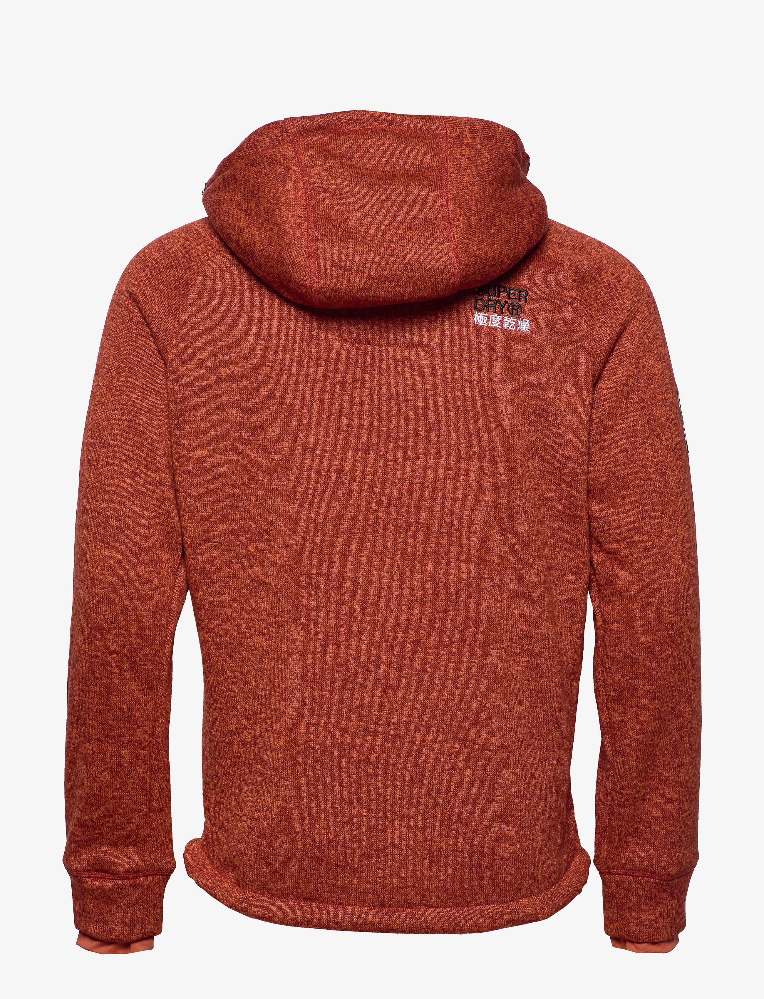 Superdry - STORM DOUBLE ZIPHOOD - burnt orange marl - 3
