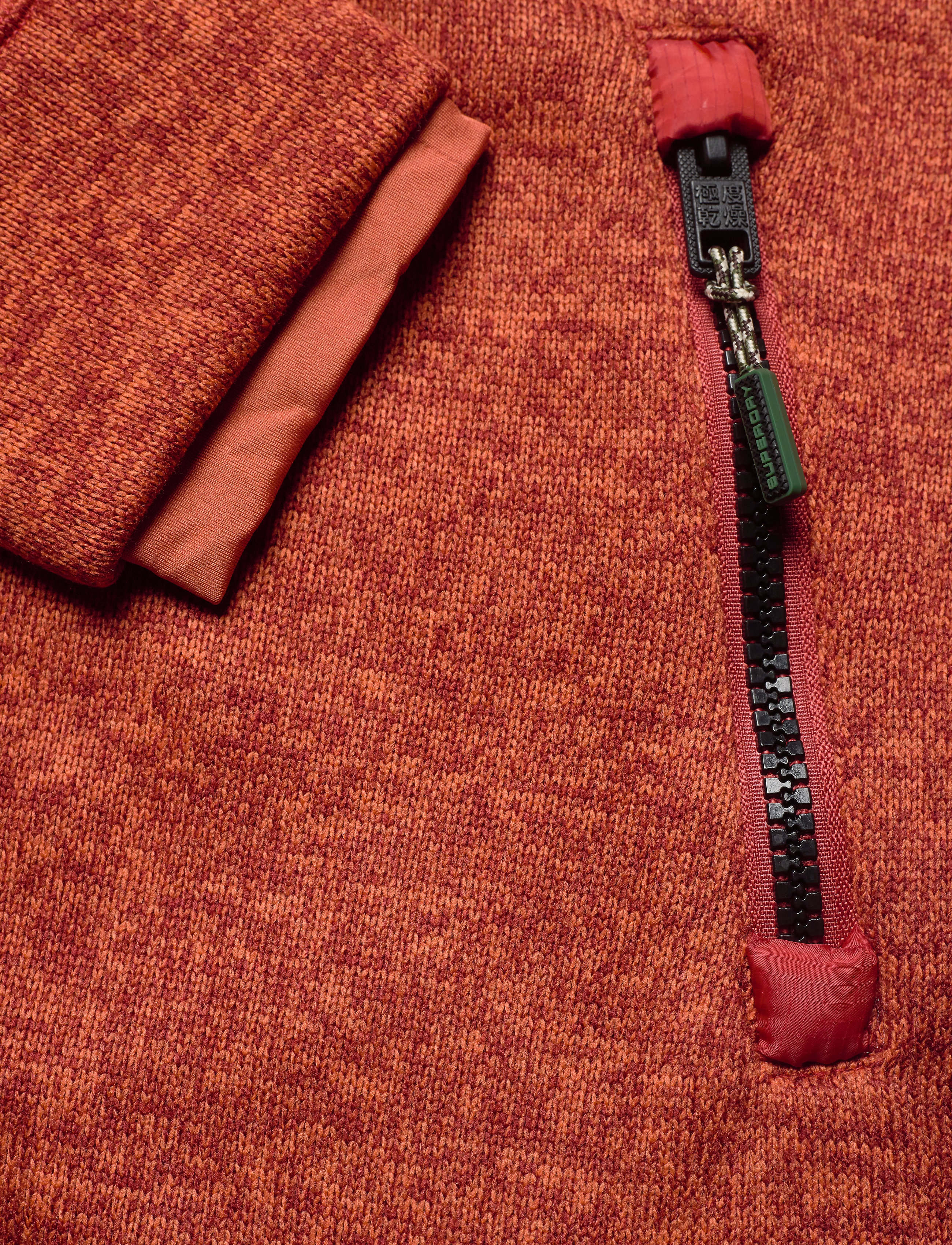Superdry - STORM DOUBLE ZIPHOOD - burnt orange marl - 5