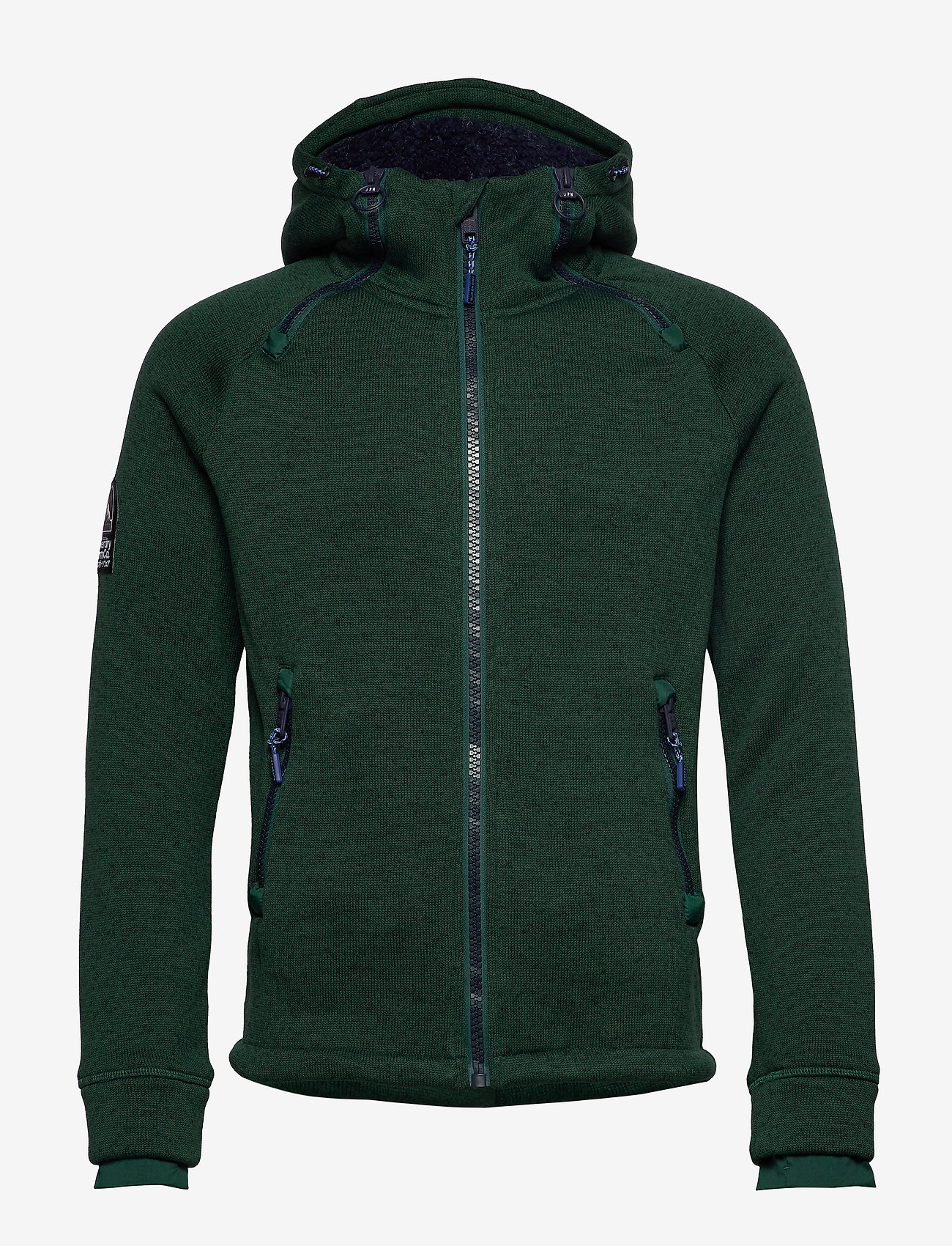 STORM DOUBLE ZIPHOOD - FOREST GREEN MARL