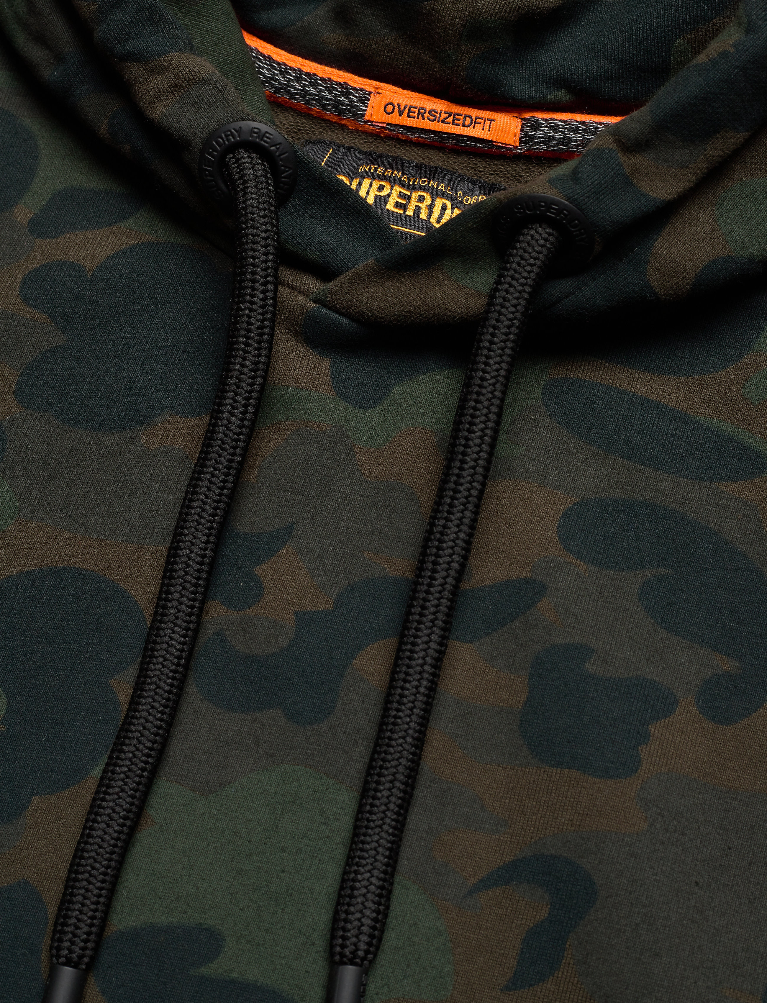Superdry - ROOKIE OVERSIZED HOOD - olive camo - 2